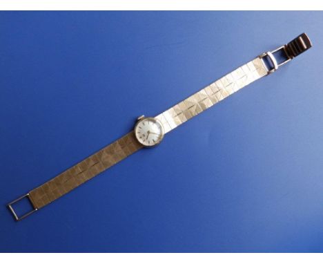A lady's Tissot 9ct bracelet wrist watch 