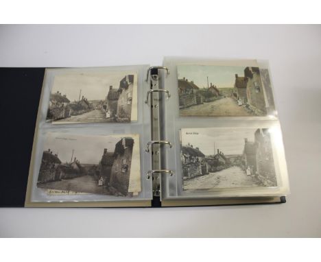 LOCAL POSTCARD ALBUM an album of approx 210 postcards including Merriott (Broadway, Lower St, High St, Bakers Cross, Moorland