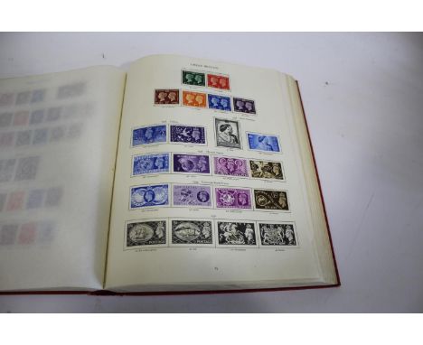 GREAT BRITAIN &amp; COMMONWEALTH STAMPS including a Windsor Album (various used content including 1d red's, 2d blue's, George