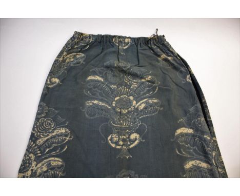 VINTAGE CURTAINS &amp; TEXTILES a collection of block print textiles and curtains, circa 19th century, also with a panel of b