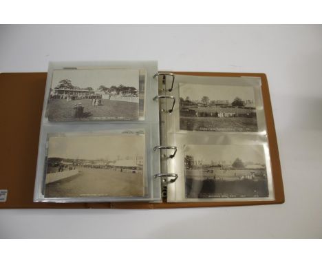 At Auction: Vintage postcard album containing approx. 245