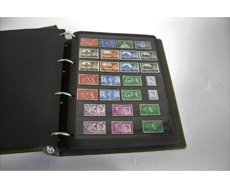 GREAT BRITAIN STAMP ALBUMS including an album with QE 11 mint and used examples (including £1 stamps, Jubilee Jamboree, defin