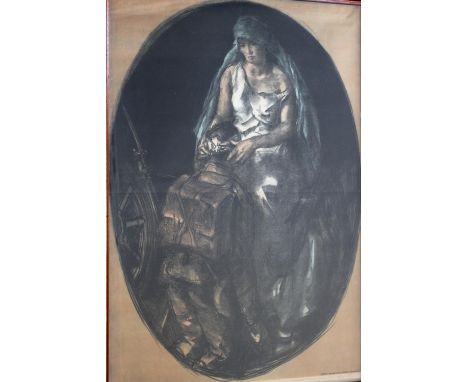 •GERALD SPENCER PRYSE A TANK OFFERING FROM THE BRITISH EMPIRE TO BRITISH NURSES, 1915 Lithograph poster, without lettering, f