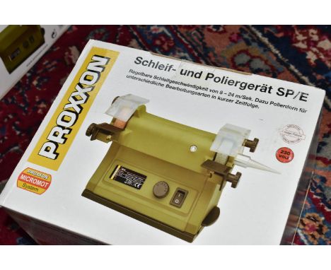 A BOXED PROXXON POLISHER GRINDER, product number 999E6601, EU plug (condition report: new in box, not tested, we cannot guara