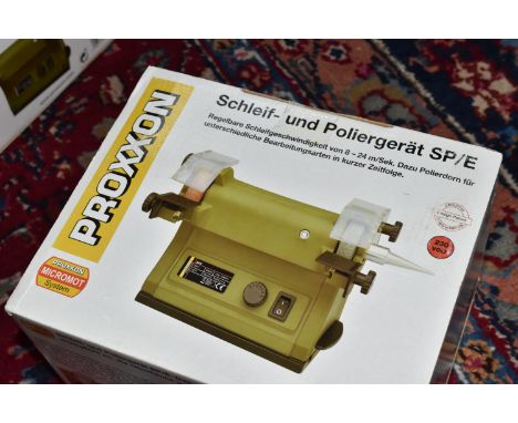 A BOXED PROXXON POLISHER GRINDER, product number 999E6601, EU plug (condition report: new in box, not tested, we cannot guara