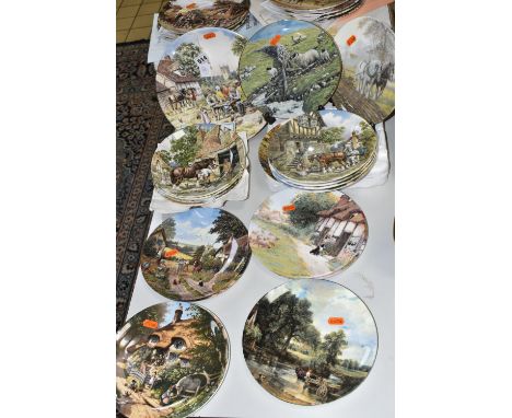 A GROUP OF COUNTRYSIDE THEMED COLLECTORS PLATES FROM NAMED MANUFACTURERS, to include Royal Doulton eight 'Countryside Remembe