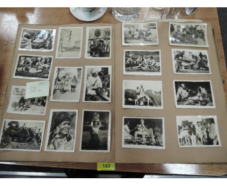 A vintage Scouts scrap book dated 1942 onwards containing ephemera and photographs