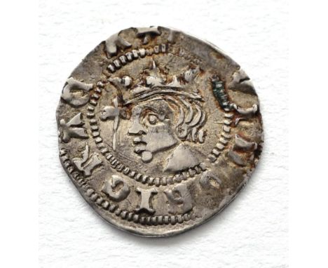 Scotland, David II Silver Penny, first coinage (1333-1356), second issue; obv. DAVID DEI GRACIA around crowned bust & sceptre