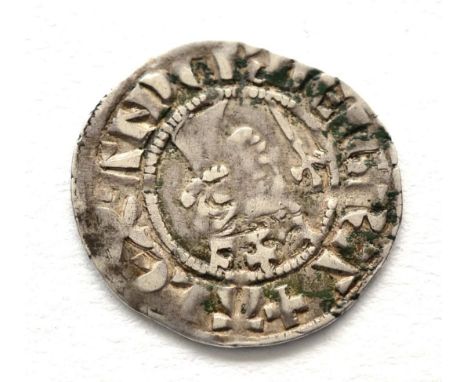 Scotland, Alexander III Silver Penny, second coinage (1280-1286) Berwick Mint, class 3; obv. ALEXANDER DEI GRA around crowned