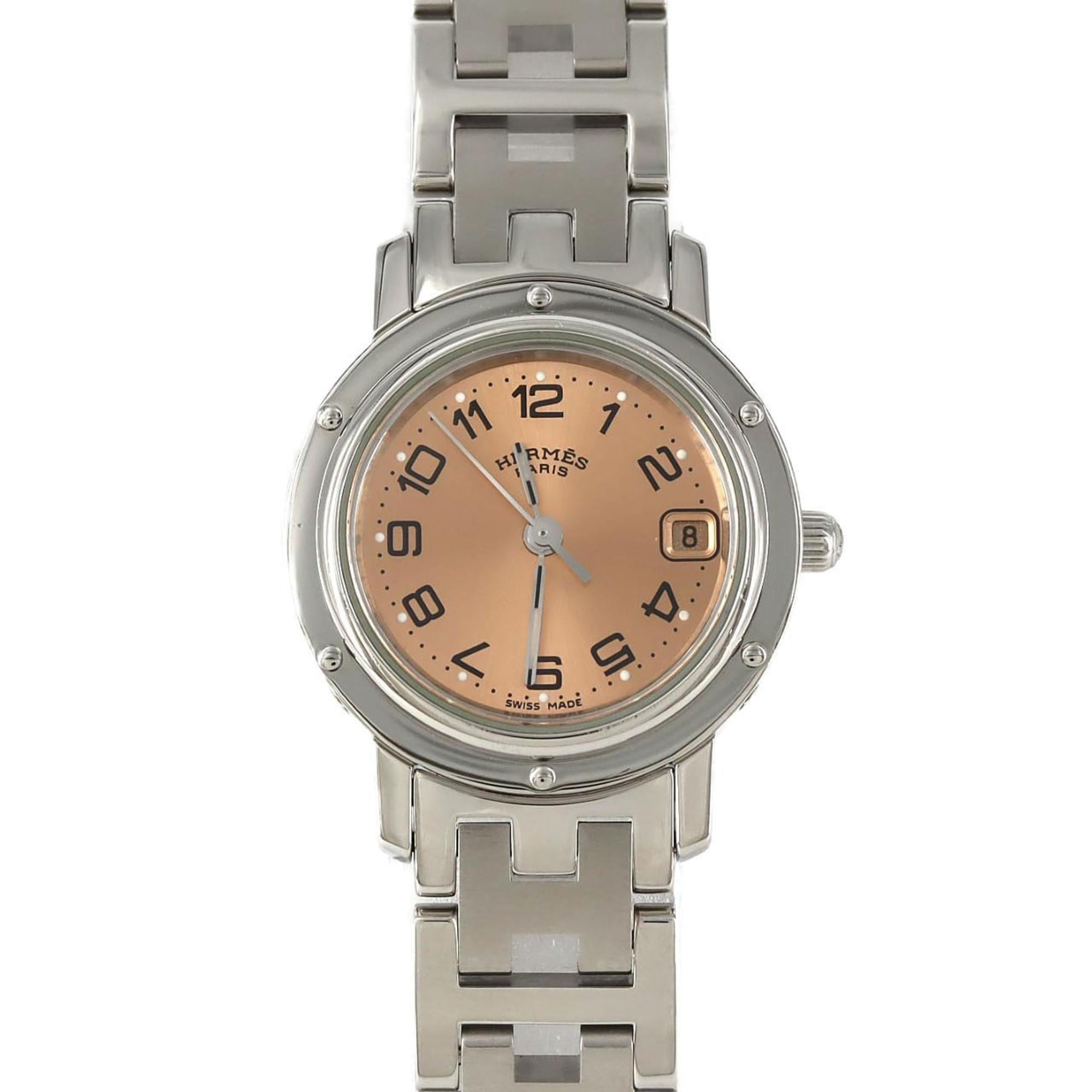 Herms Clipper CL4.210 Stainless Steel Quartz Watch