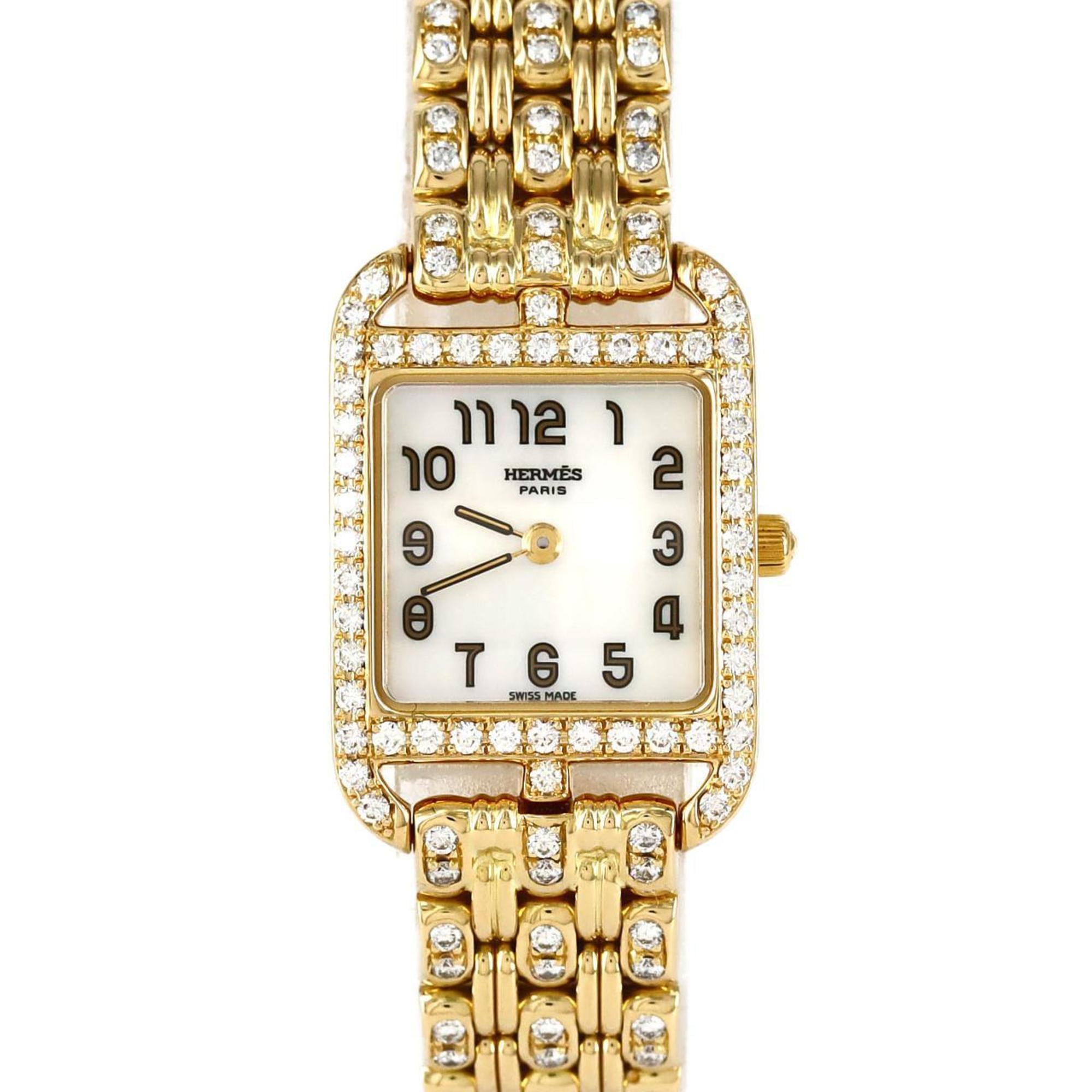 Hermes Cape Cod YG D Bracelet CC1.187 Quartz Watch