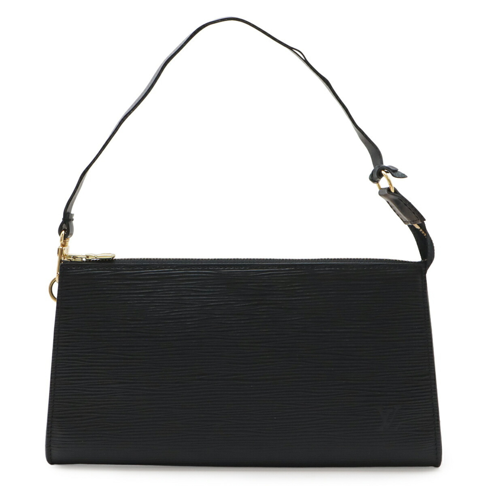 LOUIS VUITTON Louis Vuitton Epi Pochette Accessoires Handbag Pouch Noir Black M52942