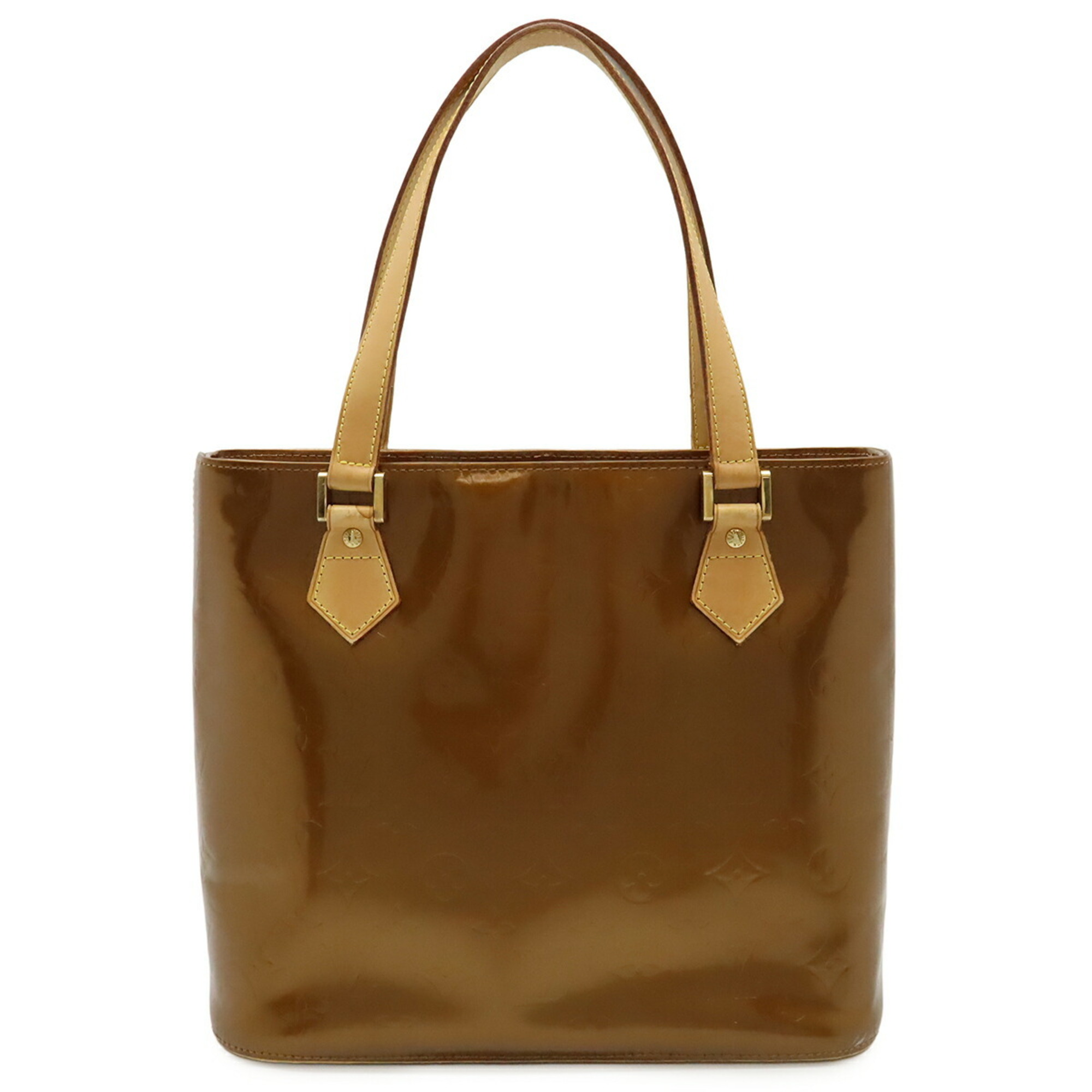 LOUIS VUITTON Louis Vuitton Monogram Vernis Houston Tote Bag Shoulder Enamel Bronze M91122