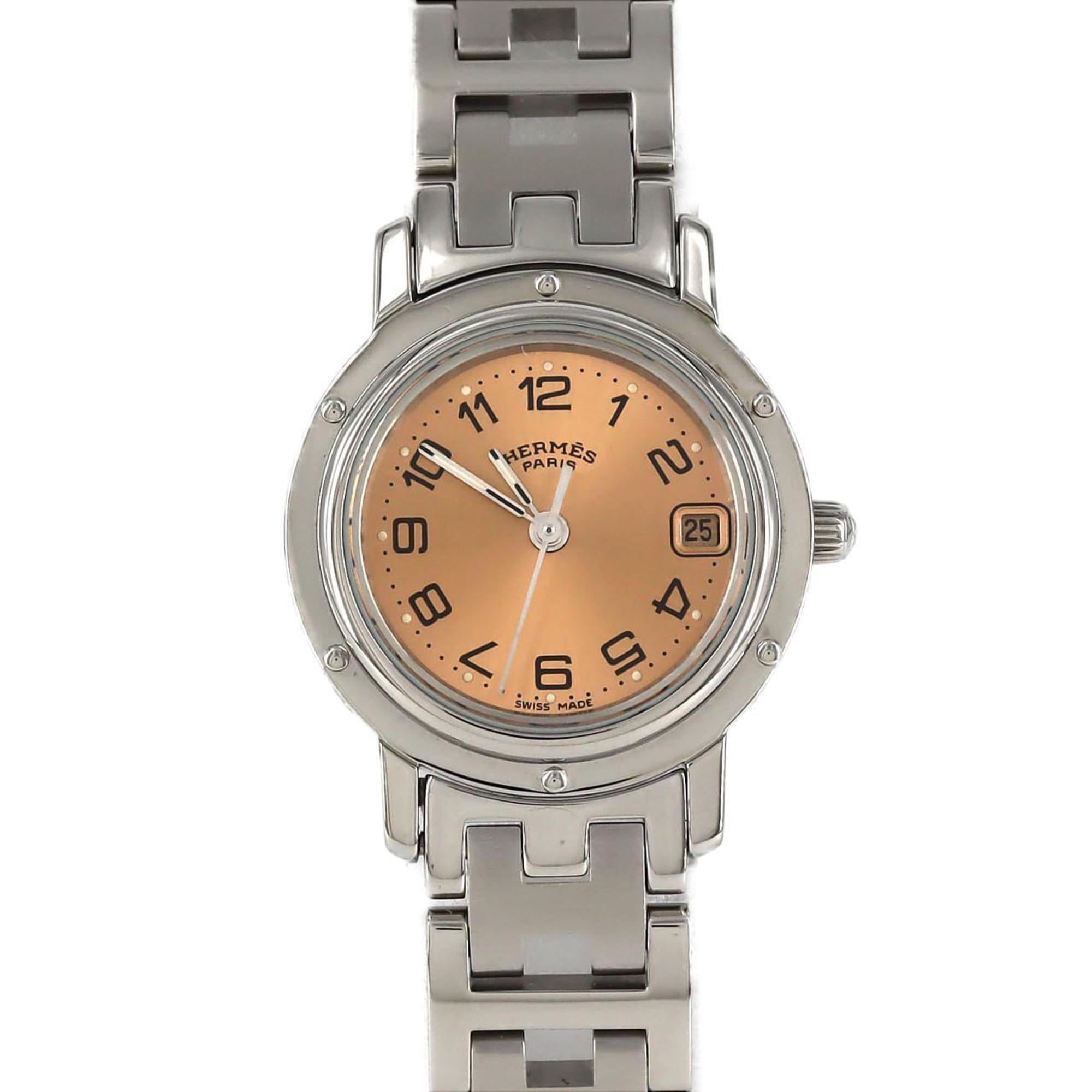 Hermes Clipper CL4.210 SS Quartz Watch