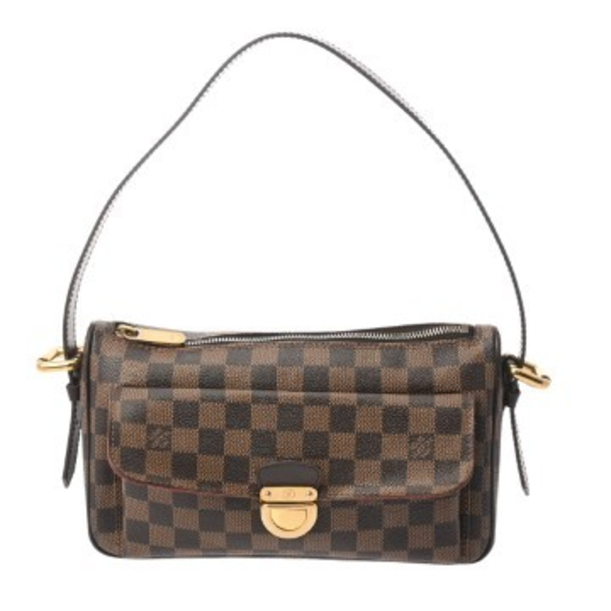 LOUIS VUITTON Louis Vuitton Damier Ravello GM 2WAY Brown N60006 Women\'s Canvas Shoulder Bag B Rank