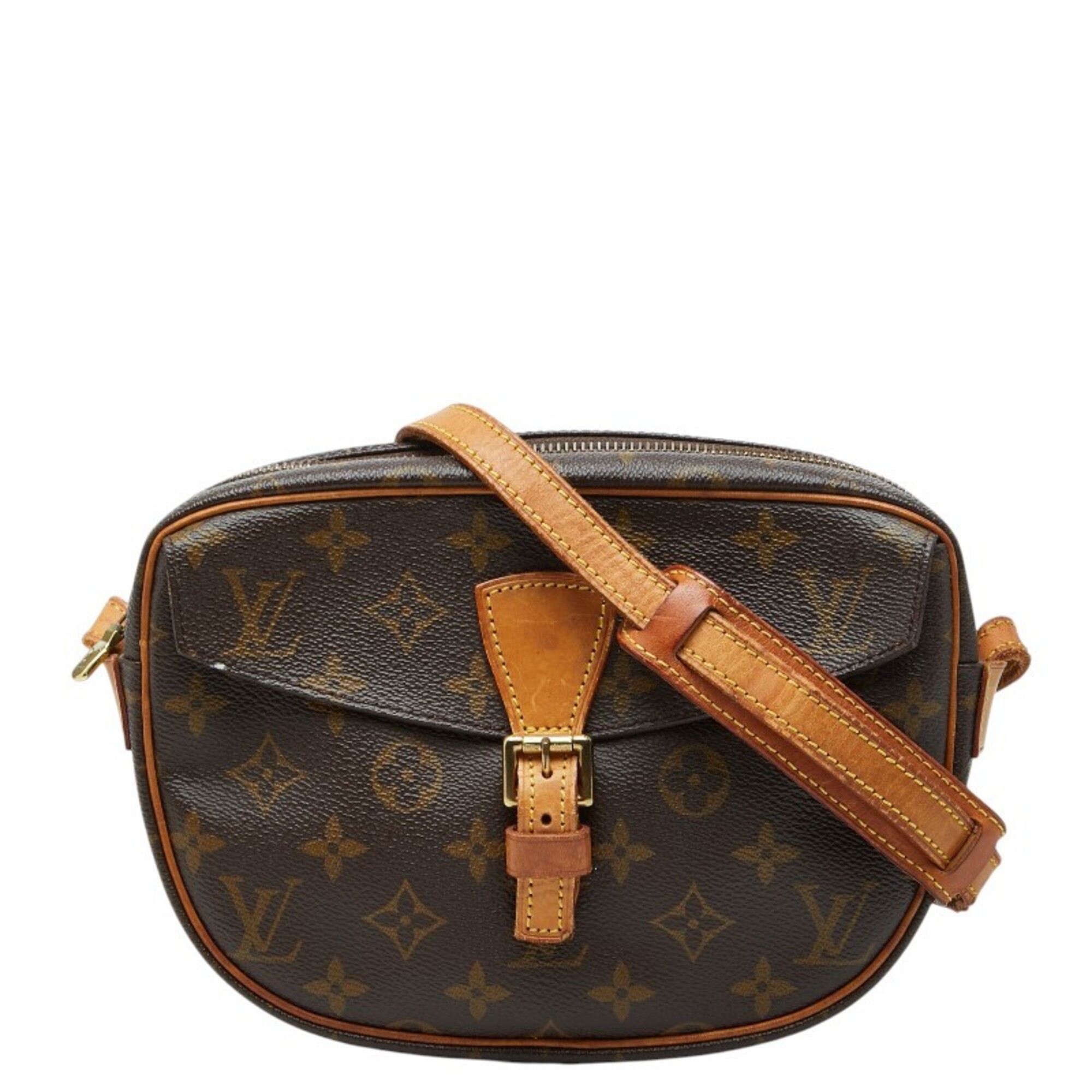 Louis Vuitton Monogram Jeune Fille PM Crossbody Shoulder Bag M51227 Brown Leather Women\'s LOUIS VUI