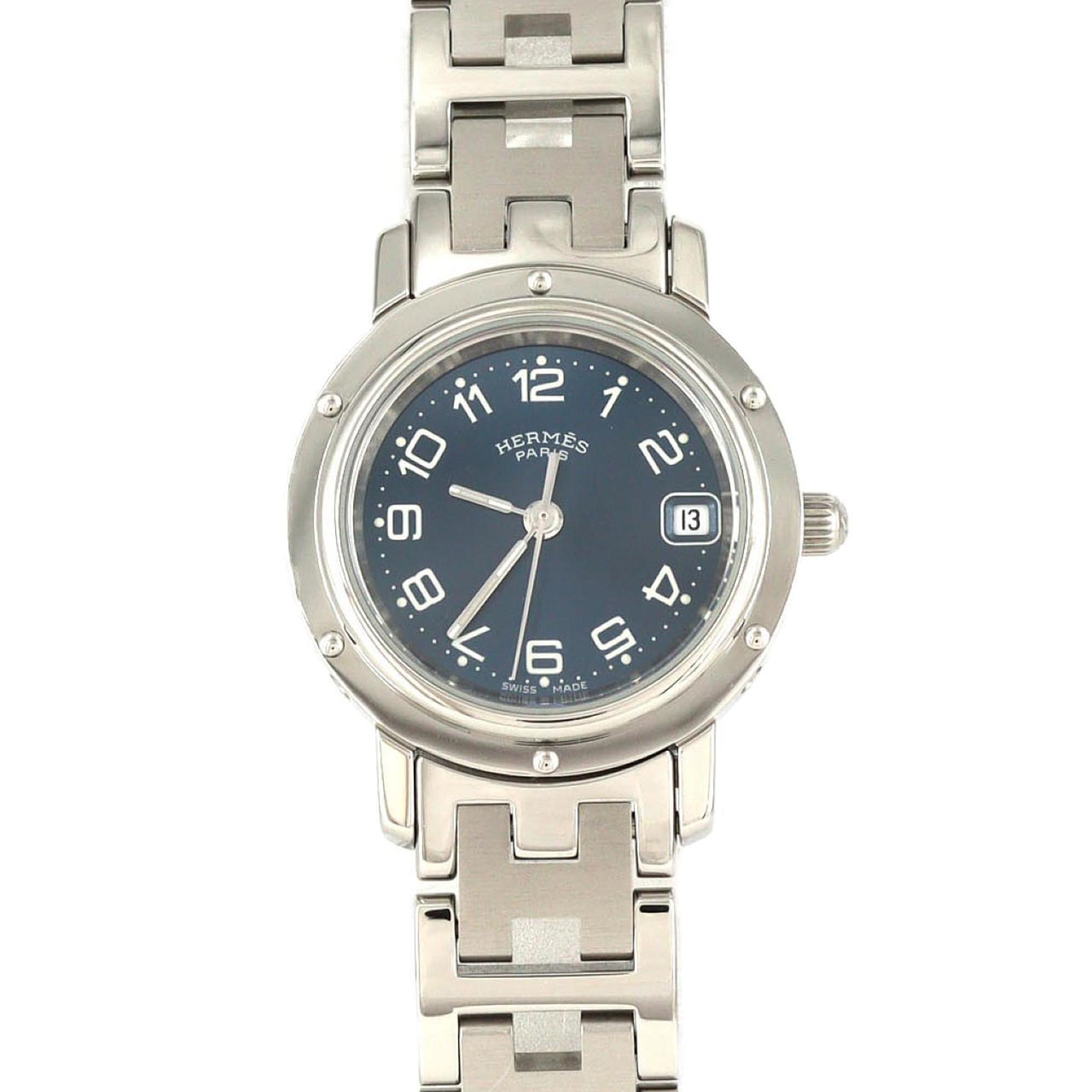 Hermes Clipper CL4.210 SS Quartz Watch