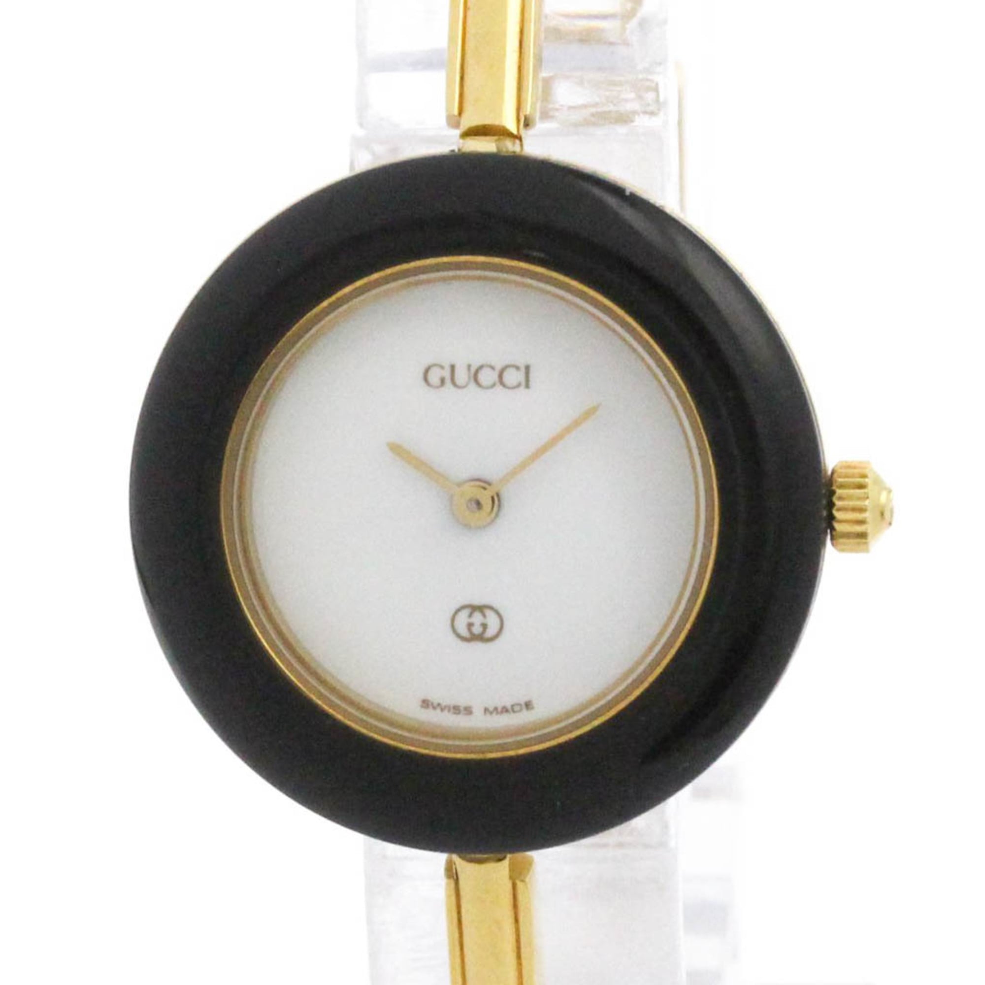 GUCCI Gold Plated Quartz Ladies Watch 1100L