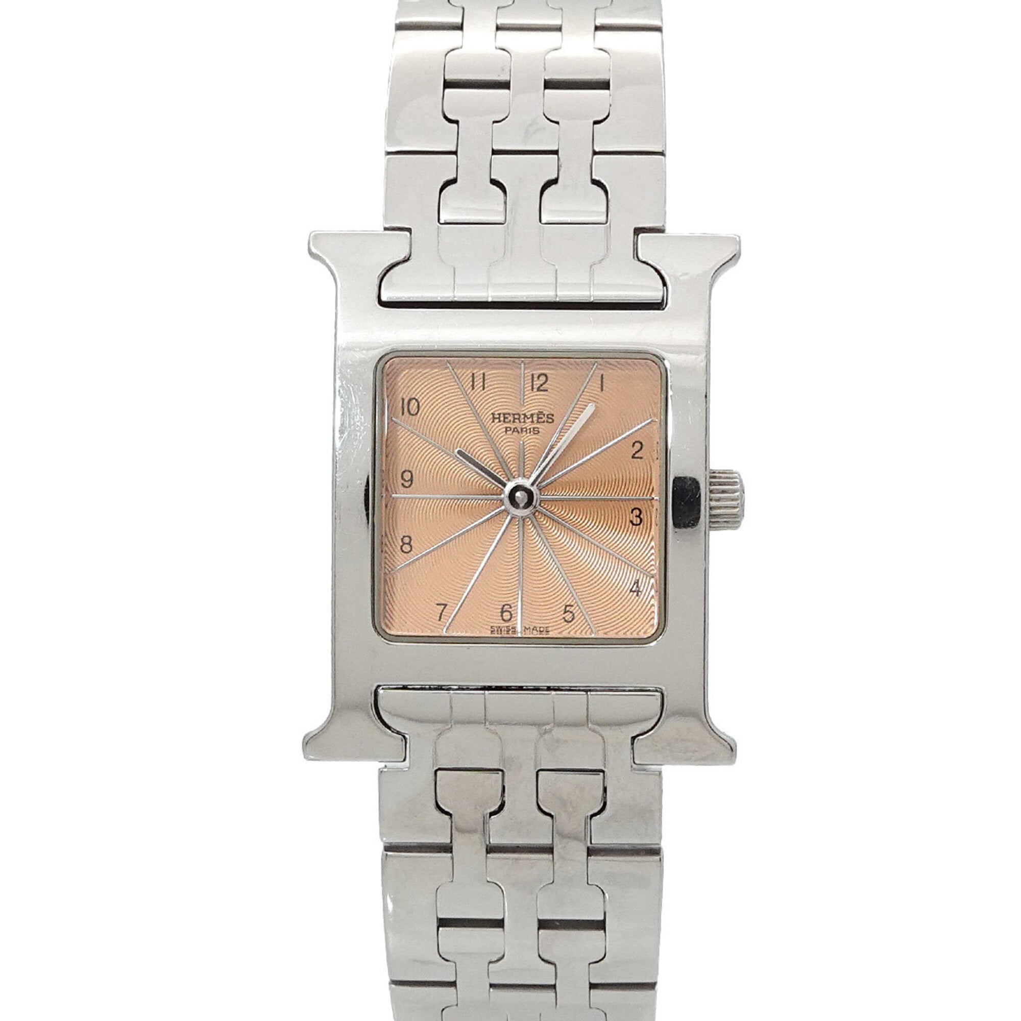 Hermes H-Watch HH1 210 Women\'s Watch Pink Quartz H