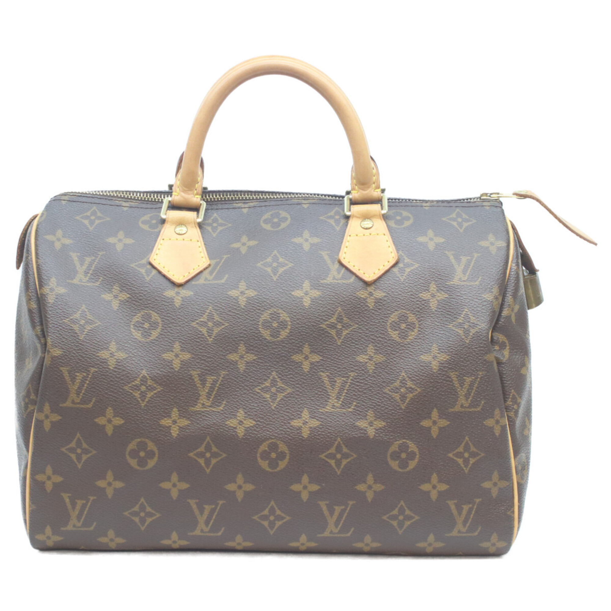 LOUIS VUITTON M41526 Monogram Speedy 30 Boston Bag Brown Women\'s