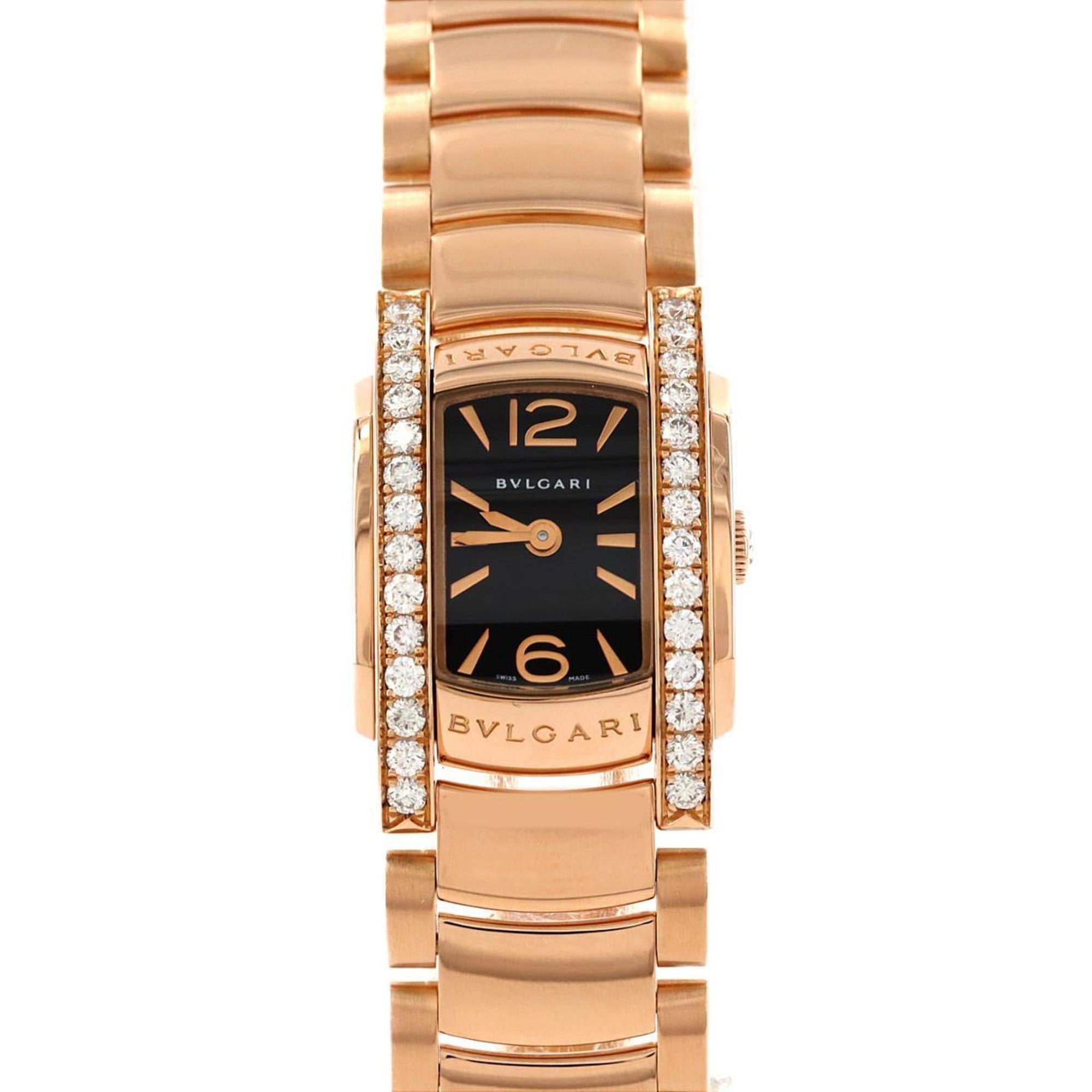 Bvlgari Assioma D PG AAP26G AAP26BGD1G PG/RG Quartz Watch