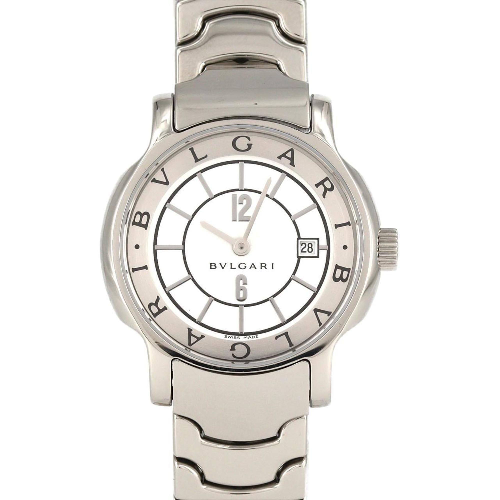 Bvlgari Solotempo ST29S ST29WSSD Stainless Steel Quartz Watch
