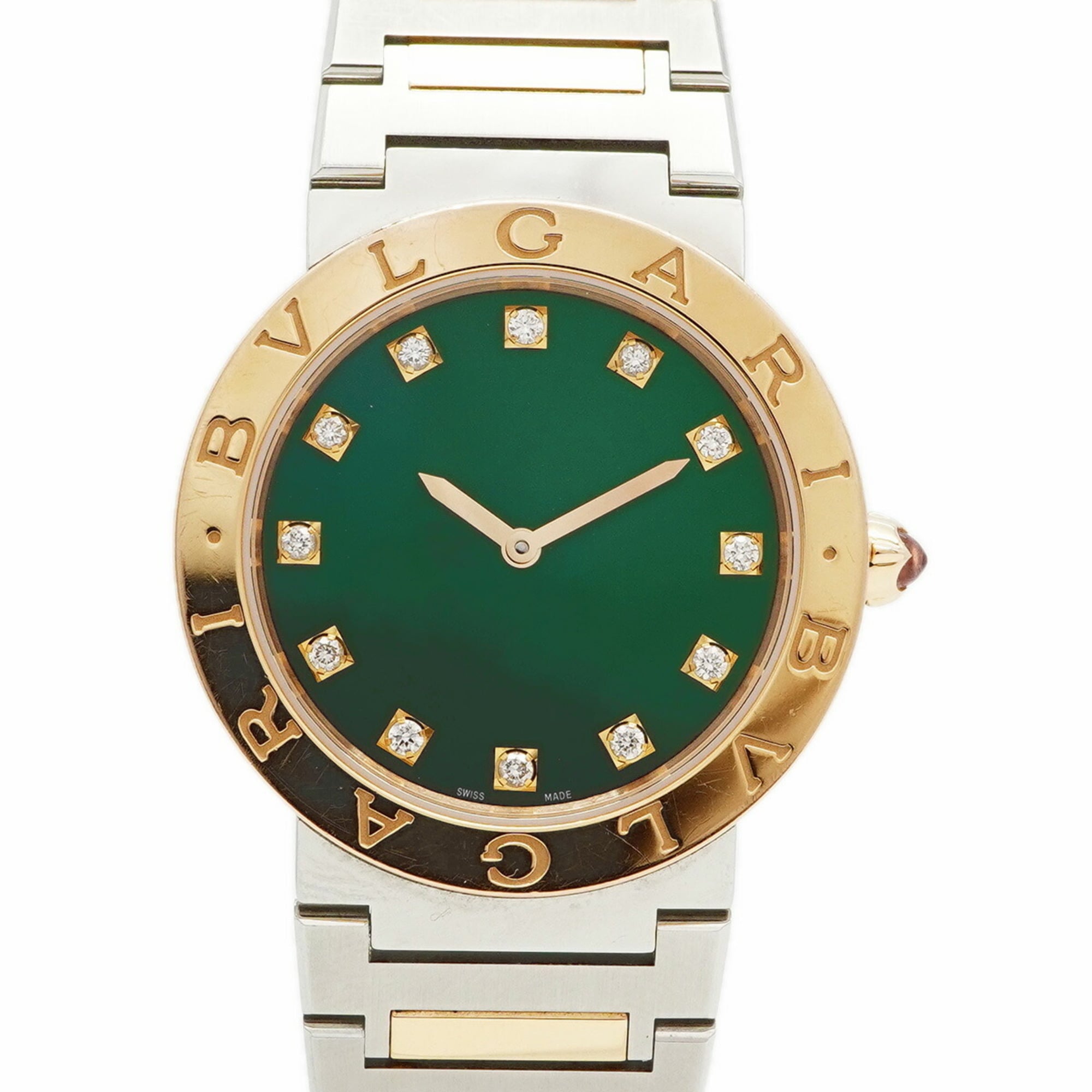 Bvlgari BBP33SG Green Dial Women\'s Watch