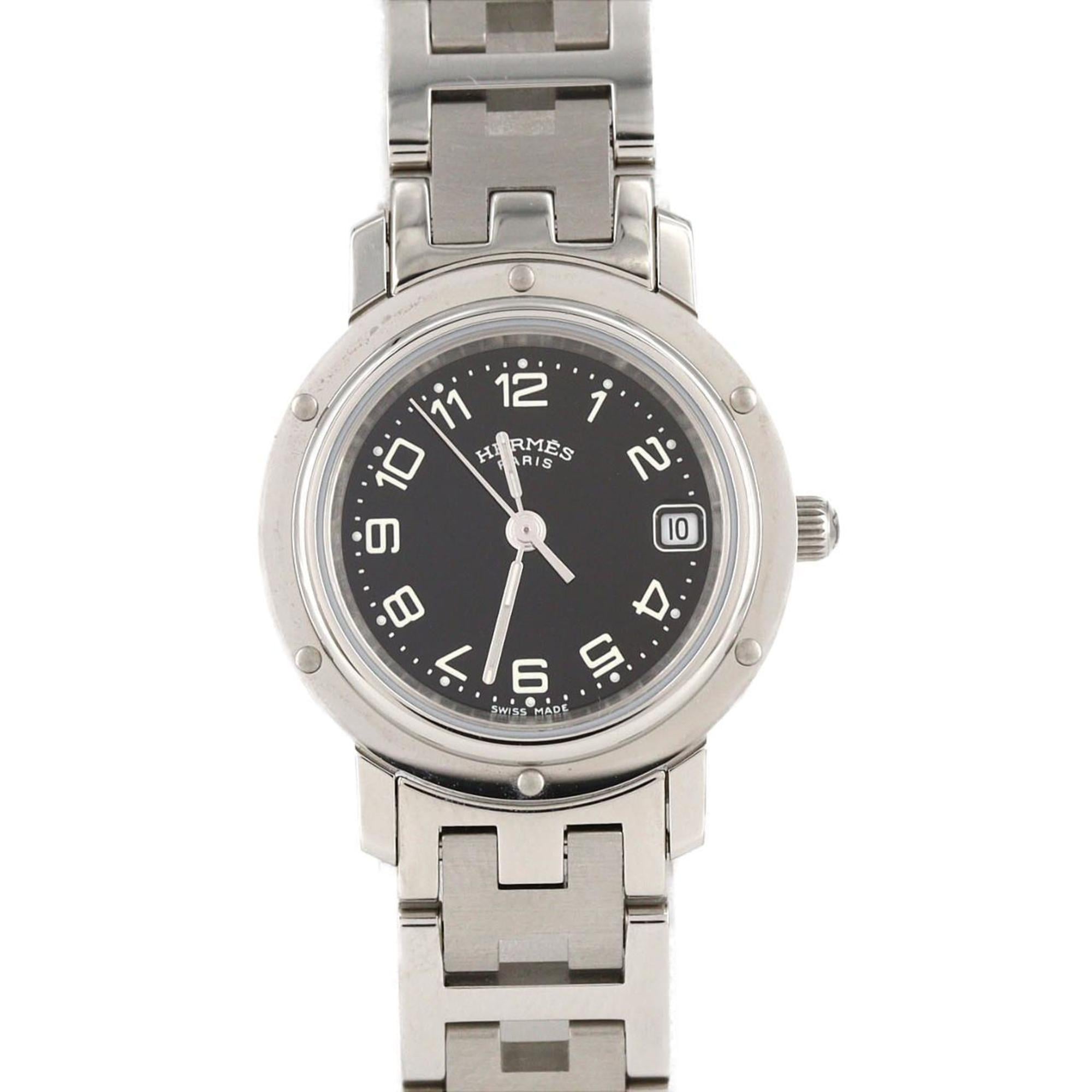 Herms Clipper CL4.210 Stainless Steel Quartz Watch
