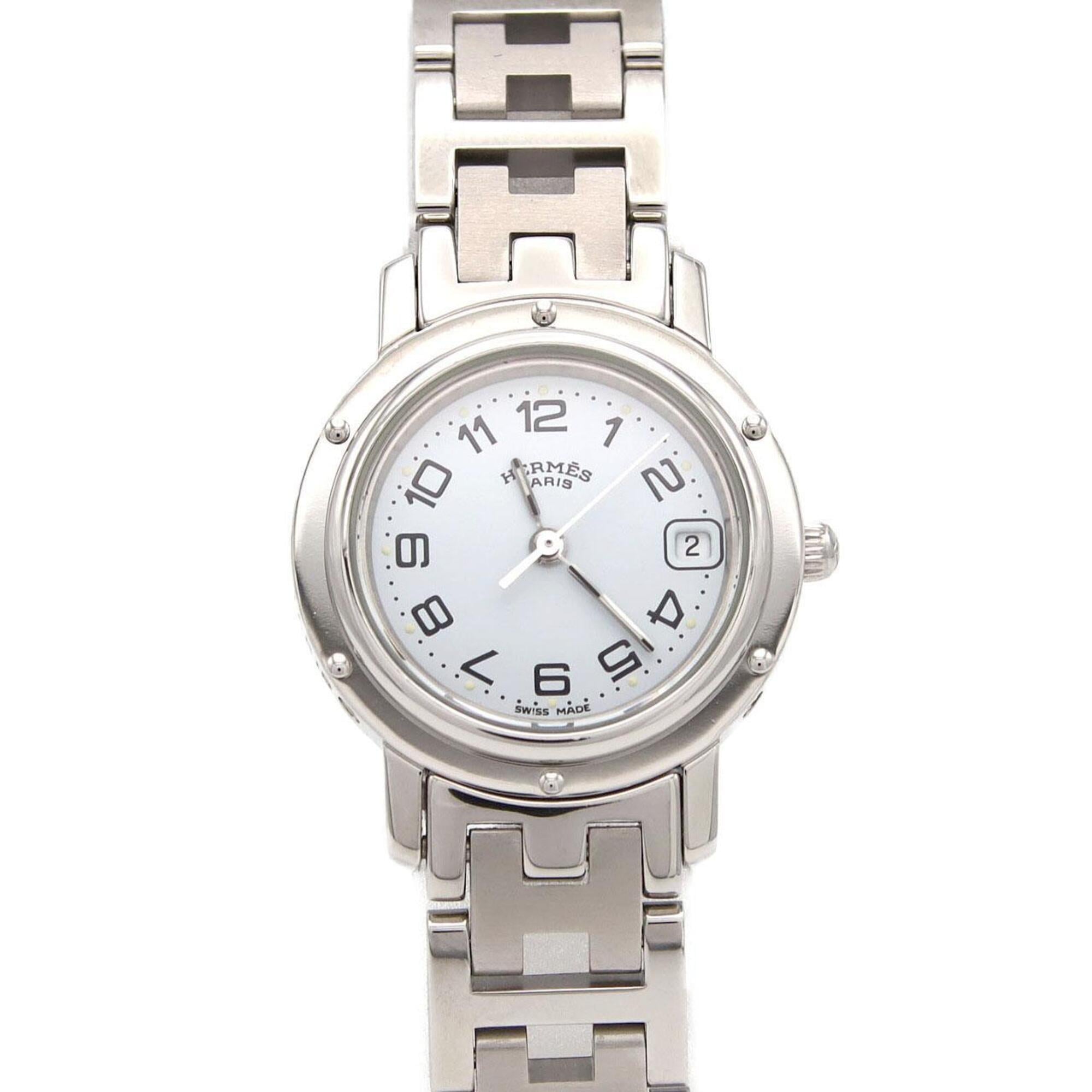 Hermes Clipper CL4.210 SS Quartz Watch
