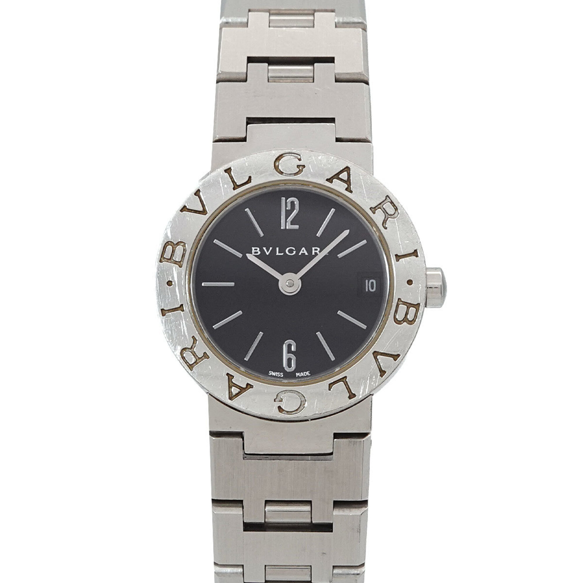 BVLGARI BB23SS Women\'s Watch Date Black Quartz