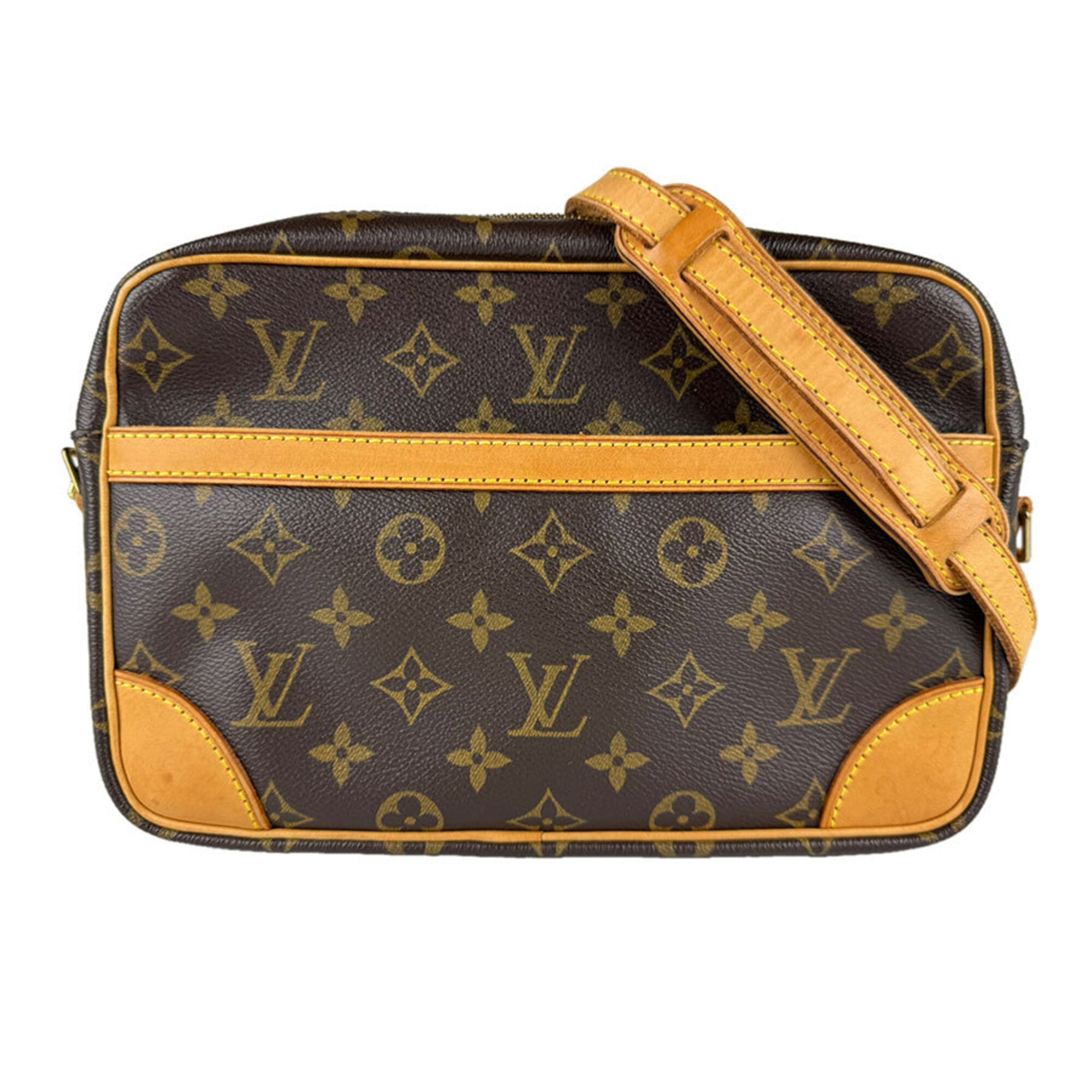Louis Vuitton LOUIS VUITTON Shoulder Bag Monogram Trocadero 27 Canvas Brown Women\'s M51274 Free Shi