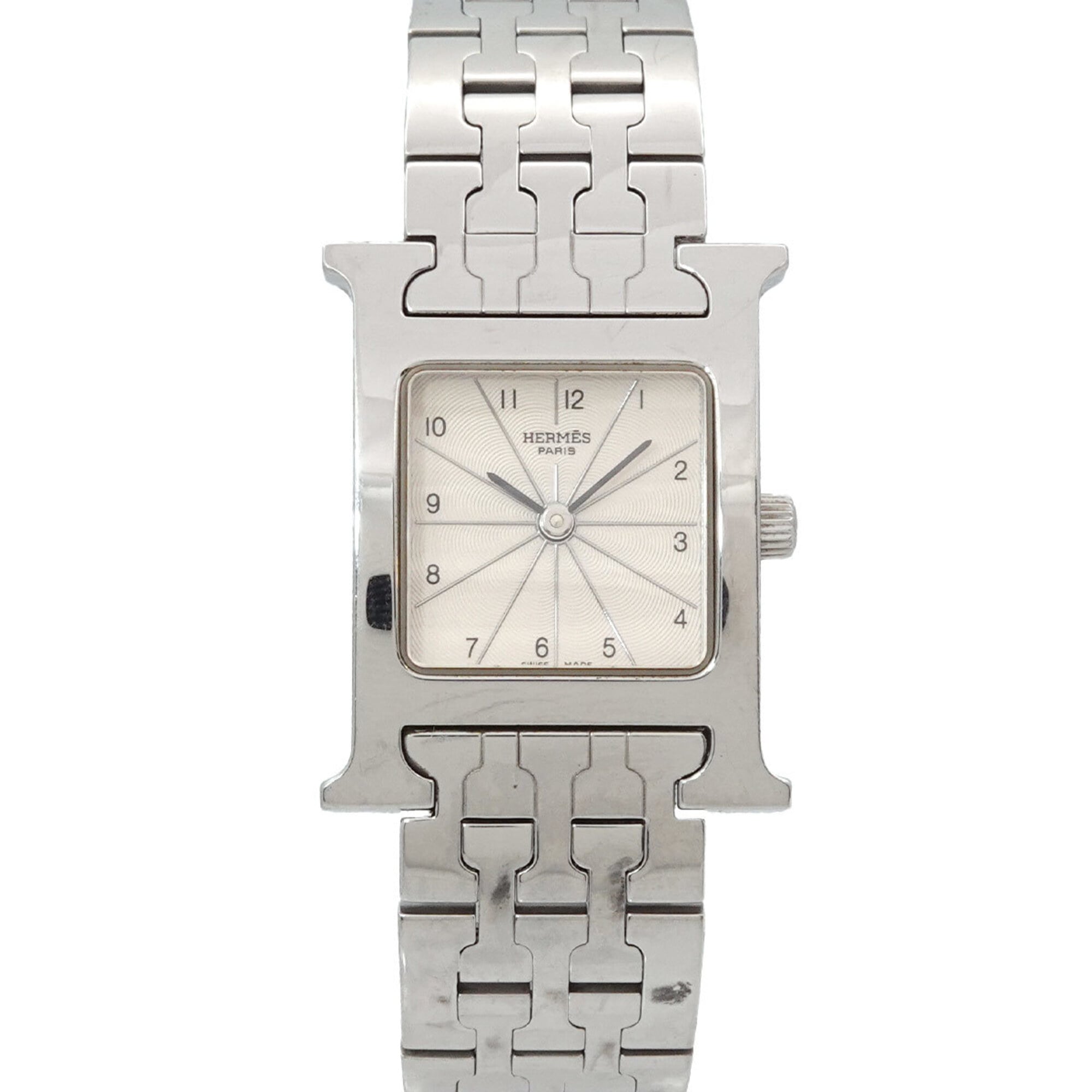 Hermes H-Watch HH1 210 Women\'s Watch Silver Quartz H