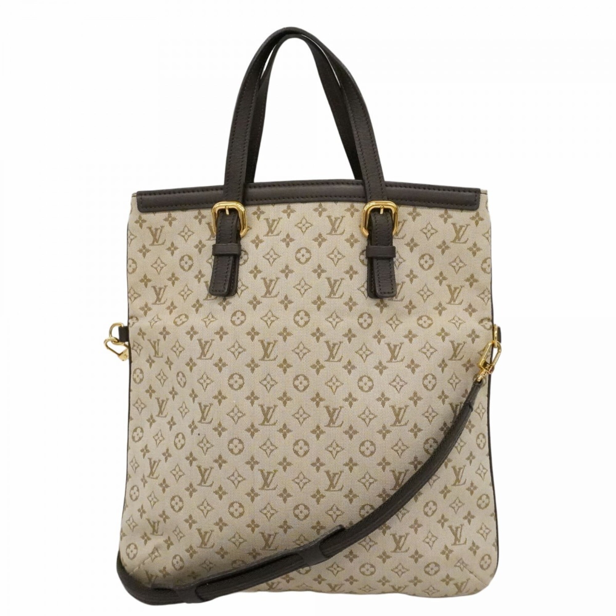 Louis Vuitton Monogram Mini Franoise M92209 Khaki 2-way handbag for women