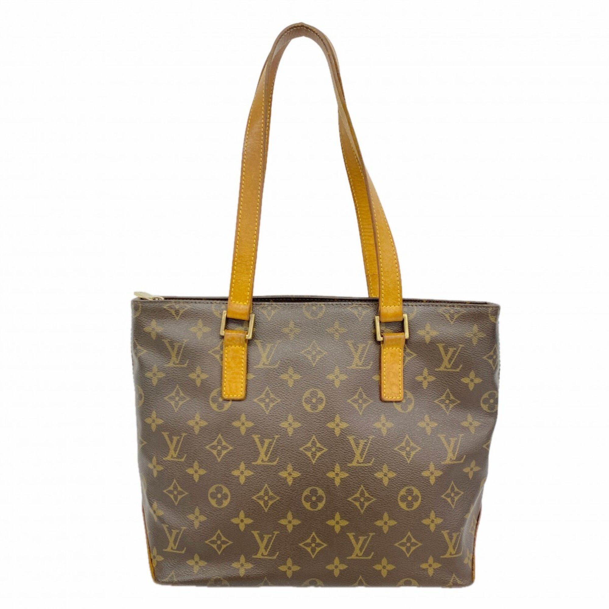 Louis Vuitton Monogram Cabas Piano Tote Bag M51148 Brown Women\'s