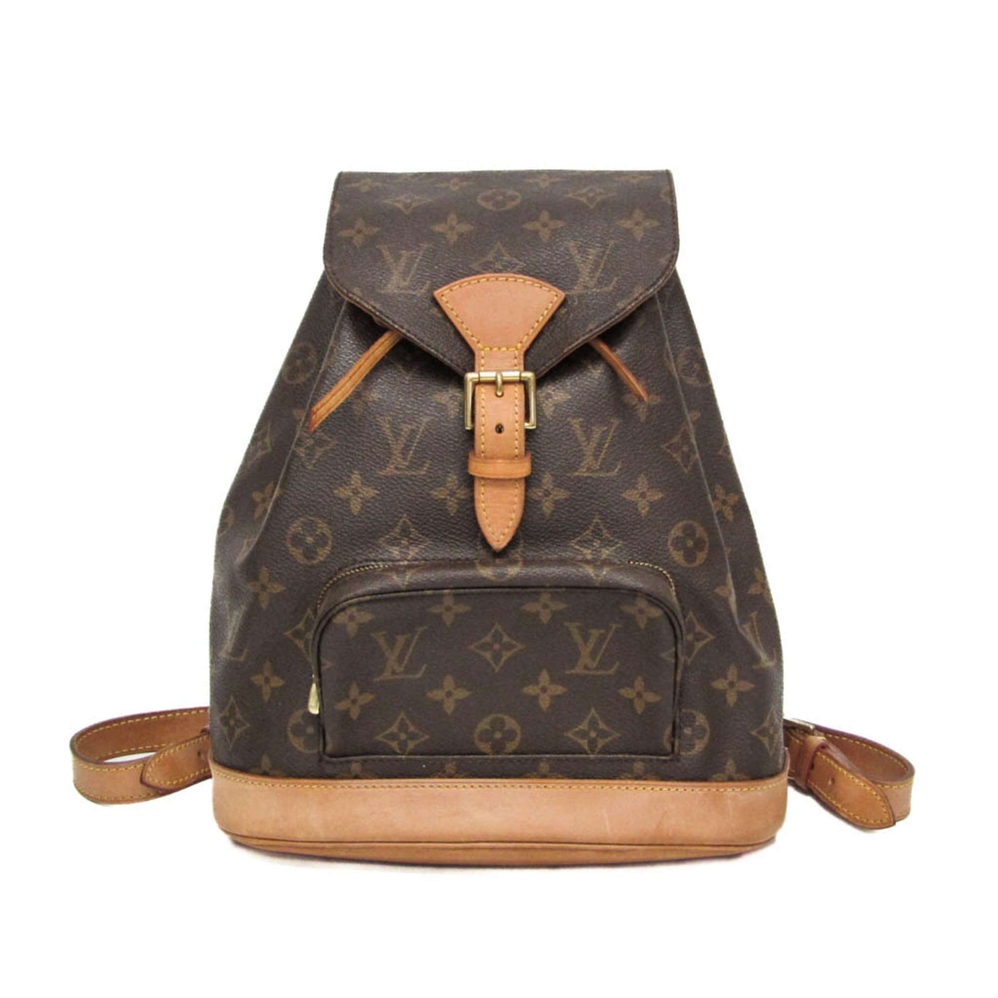 Louis Vuitton Monogram Montsouris MM M51136 Women\'s Backpack Brown