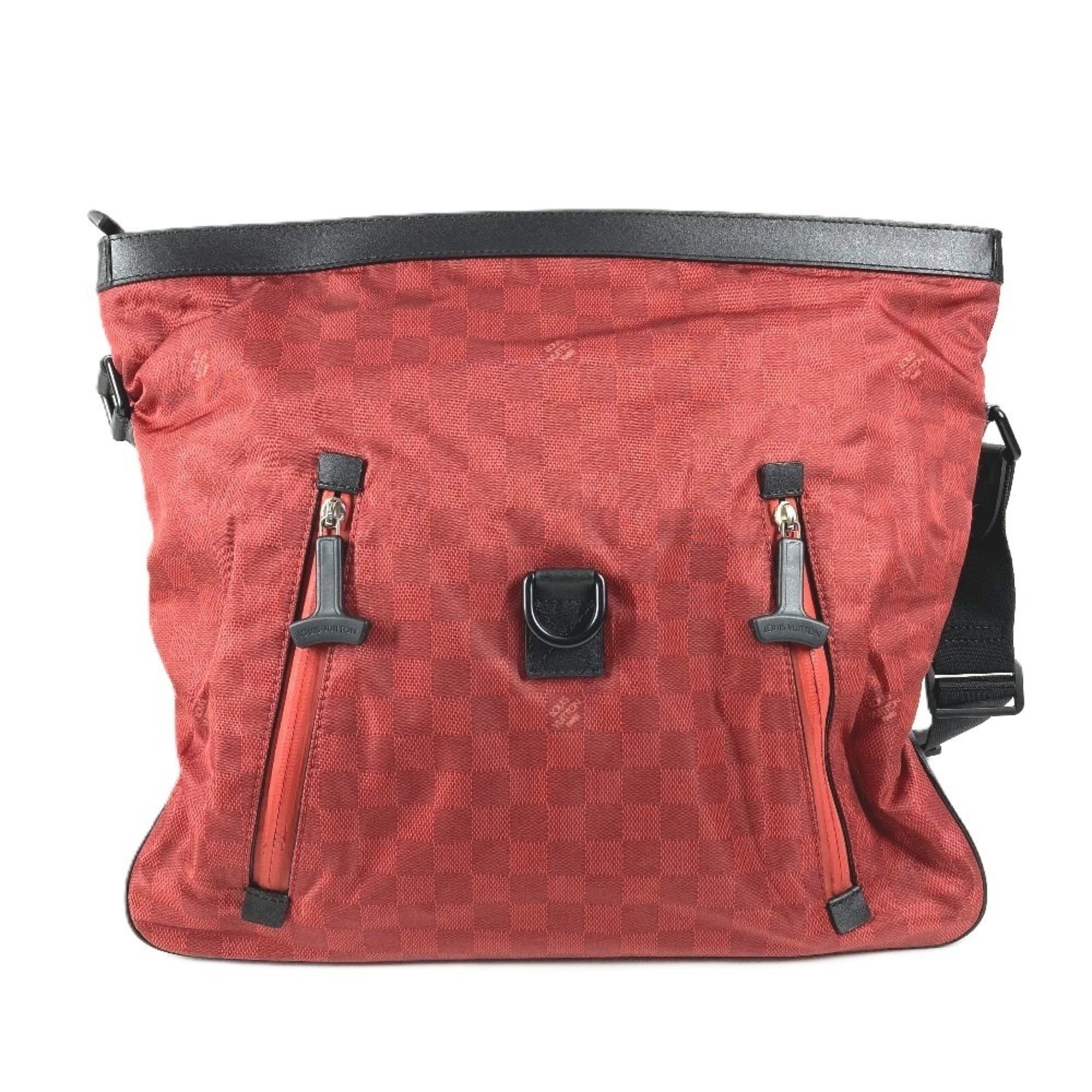 LOUIS VUITTON N41191 Louis Vuitton Cup Damier Challenge Solano Bag 2-Way Tote Crossbody Handbag Shou