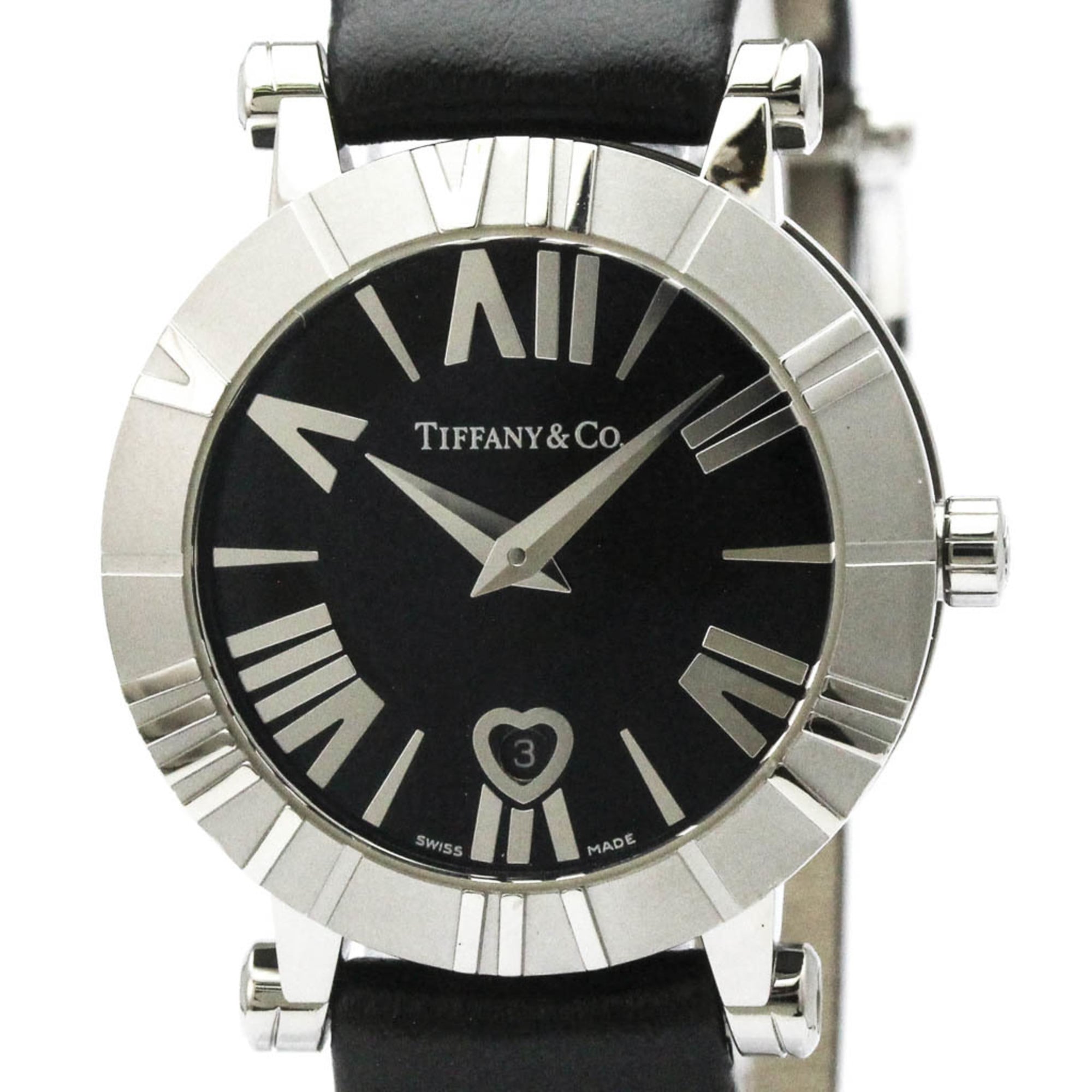 TIFFANY Atlas Ceramic Steel Quartz Watch Z1300.11.11A10A41A Polished