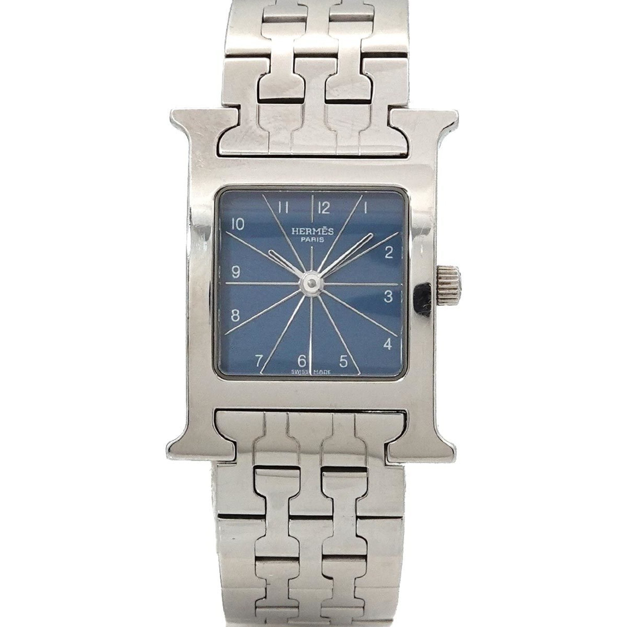 Hermes H-Watch HH1 210 Women\'s Watch Blue Quartz H