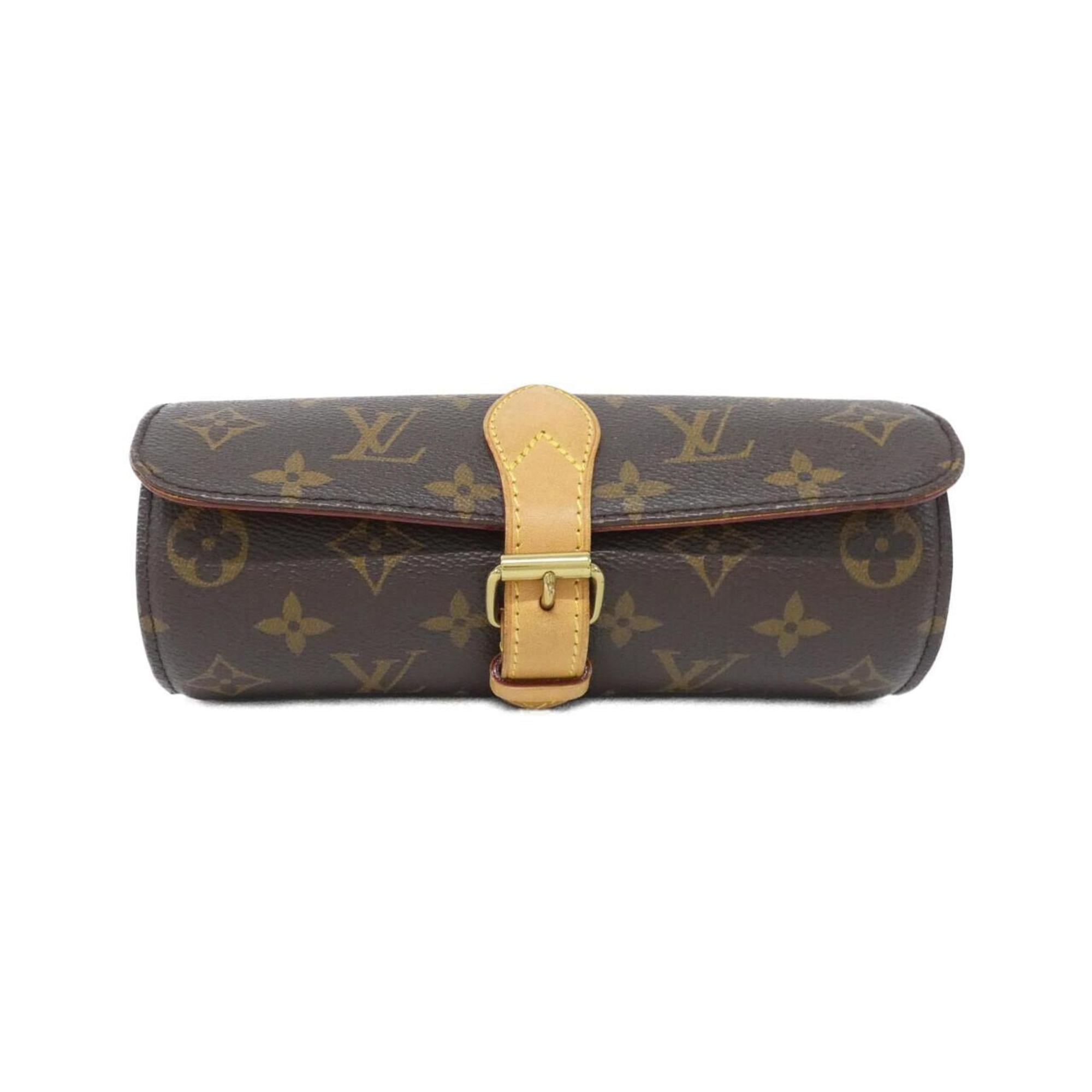 Louis Vuitton Monogram Etui 3 Montres M47530 Watch Case