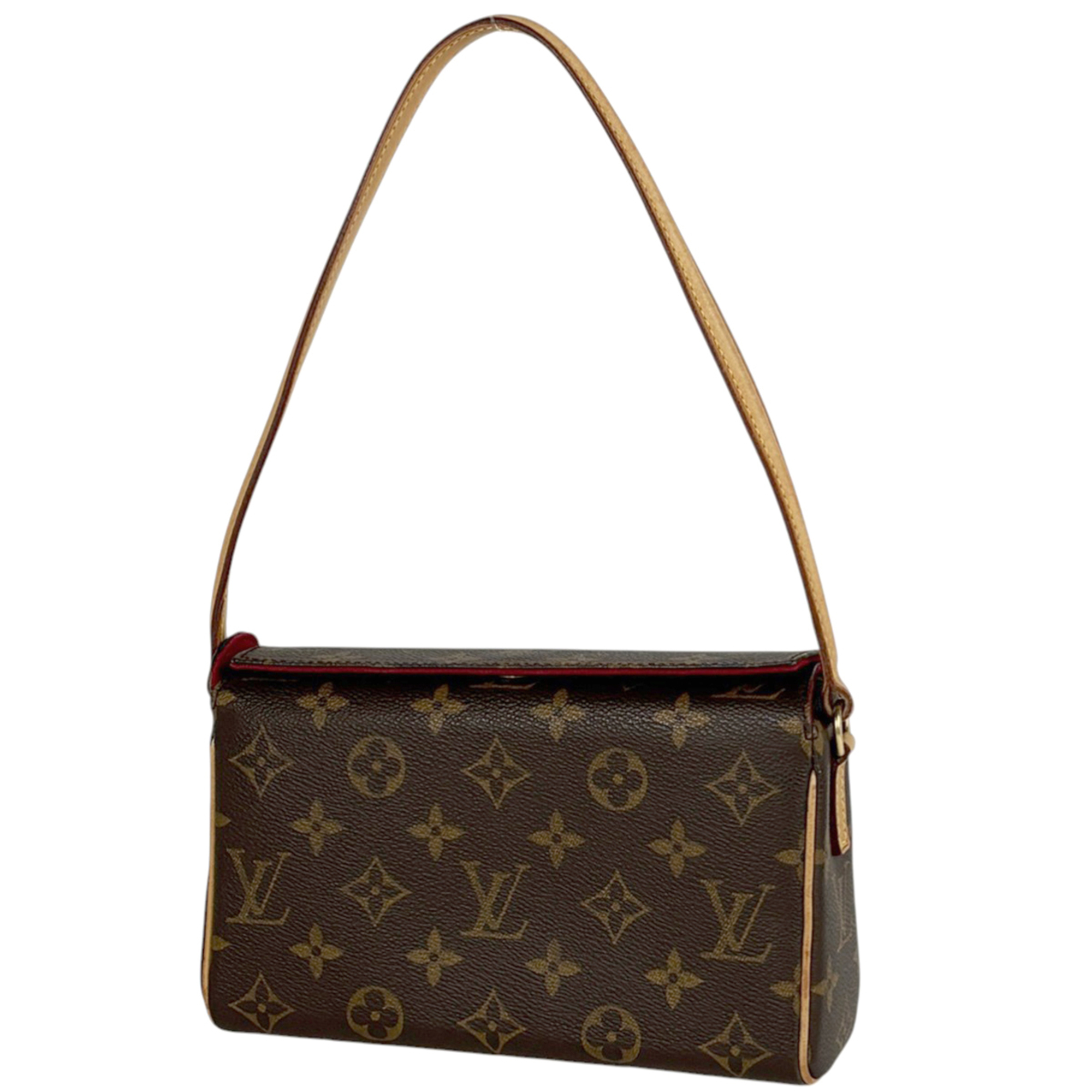 Louis Vuitton Recital One-Shoulder Handbag, Monogram Brown, M51900, Women\'s
