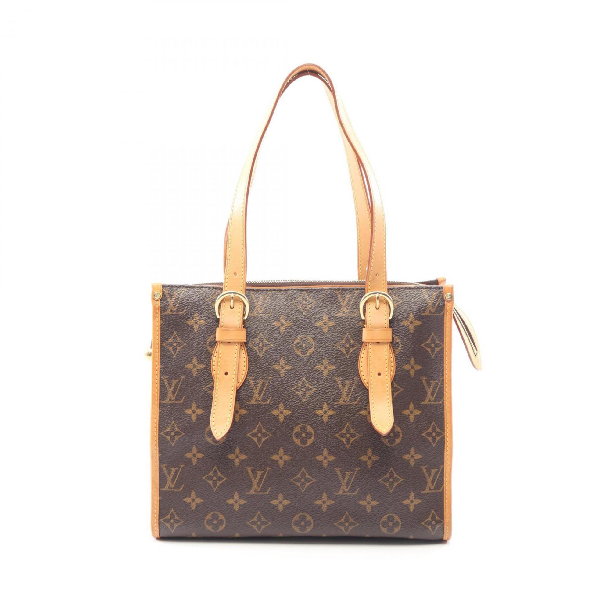 Louis Vuitton Popincourt Au Tote Bag Handbag, Coated Canvas and Leather, Monogram Pattern, Women\'s,