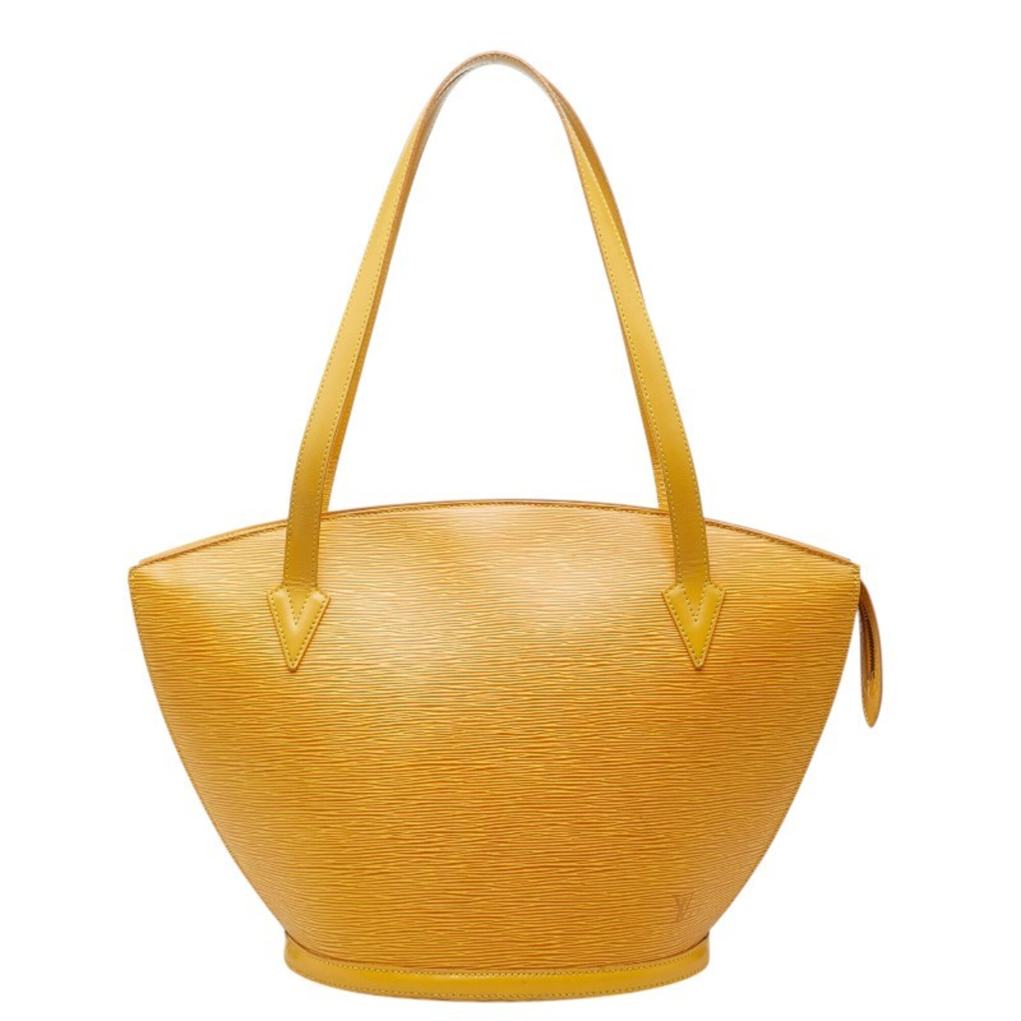 Louis Vuitton Epi Saint Jacques Shopping Shoulder Bag Tote M52269 Tassili Yellow Leather Women\'s LO