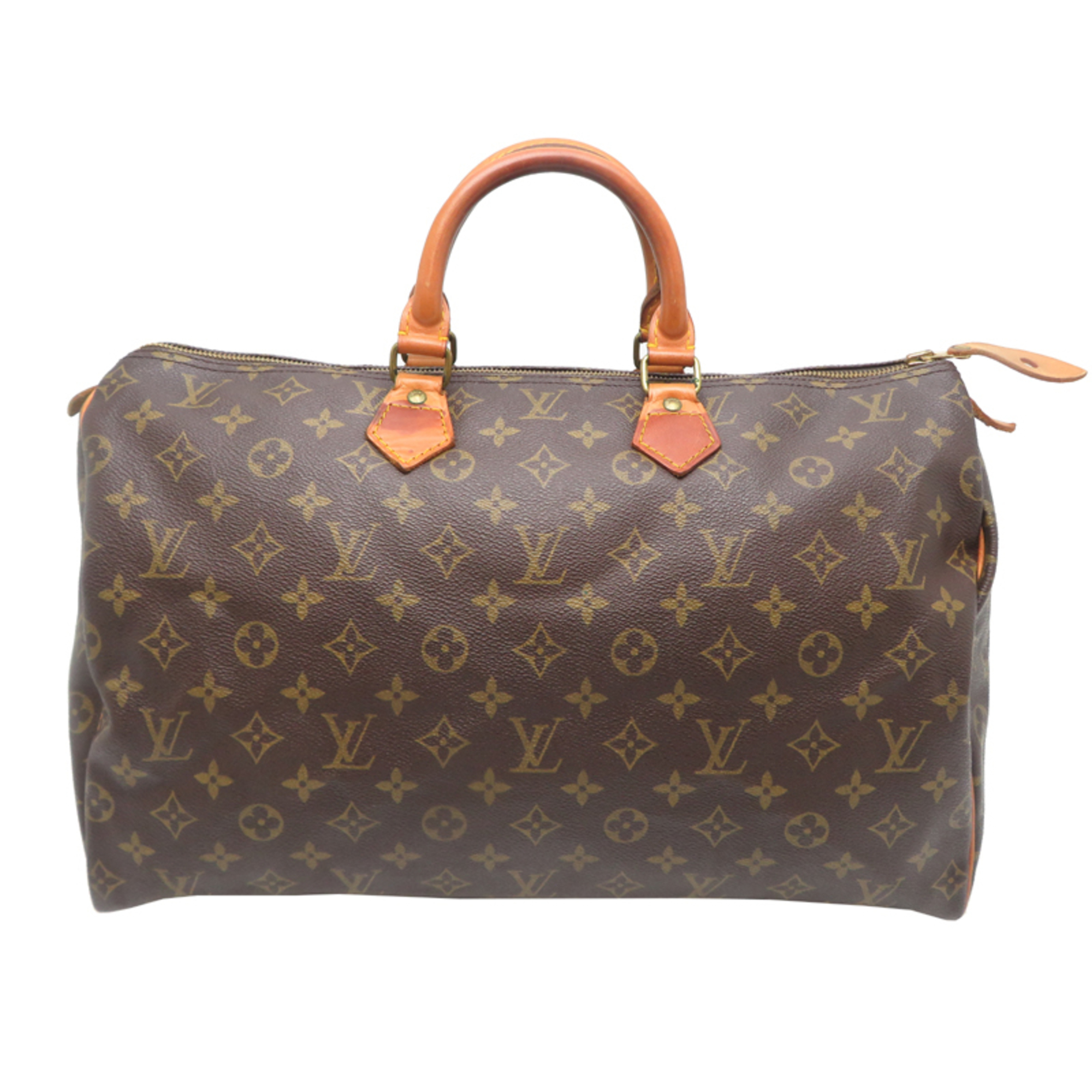 Louis Vuitton Speedy 40 Women\'s/Men\'s Boston Bag M41522 (Discontinued) Monogram Brown