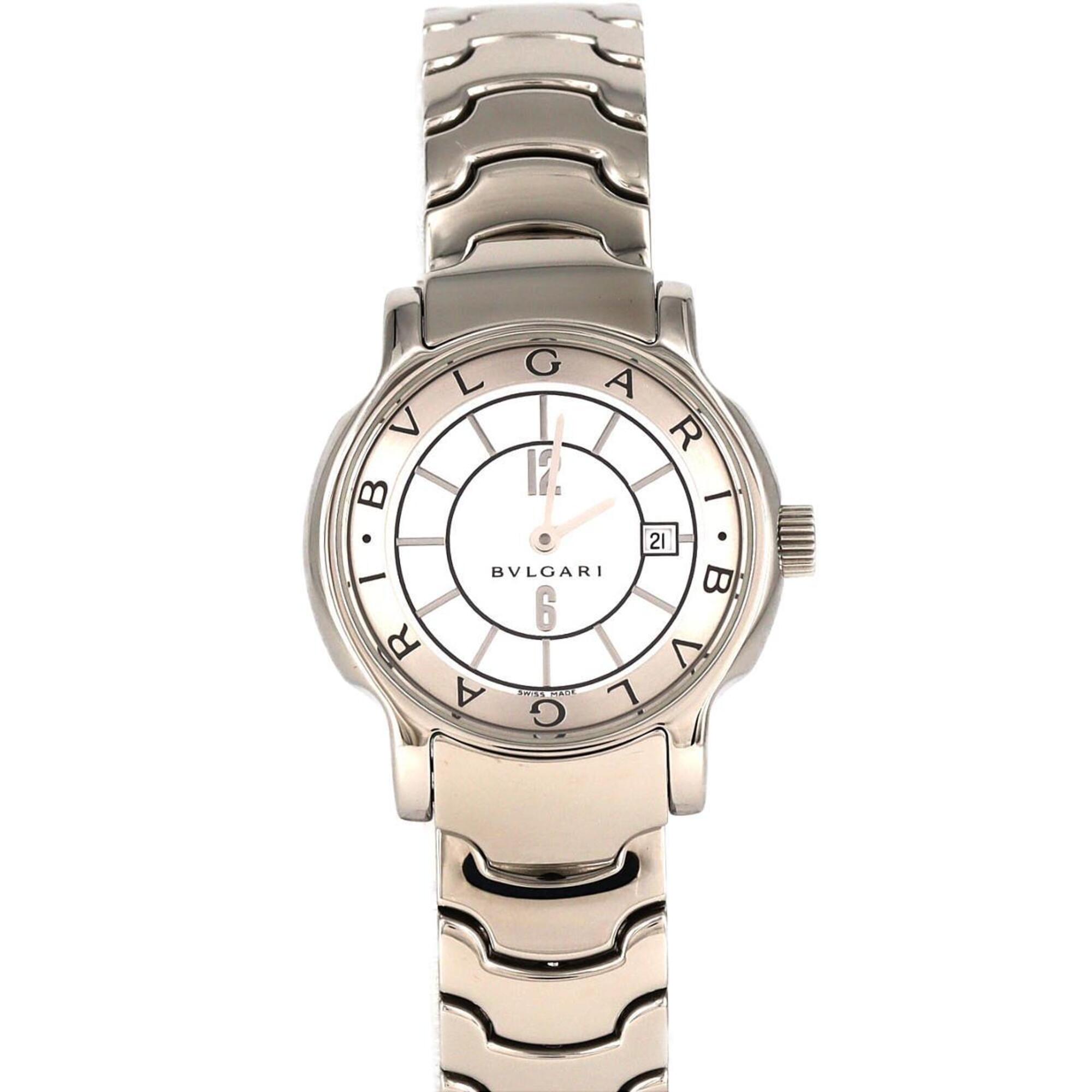 Bulgari Solotempo ST29S ST29WSSD Stainless Steel Quartz Watch