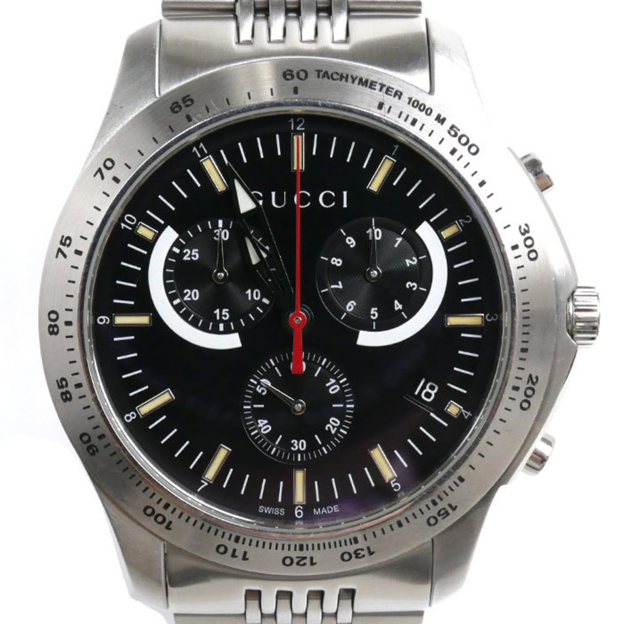 GUCCI G-Timeless Chronograph Watch, Battery-Powered, YA126254/126.2, Men\'s