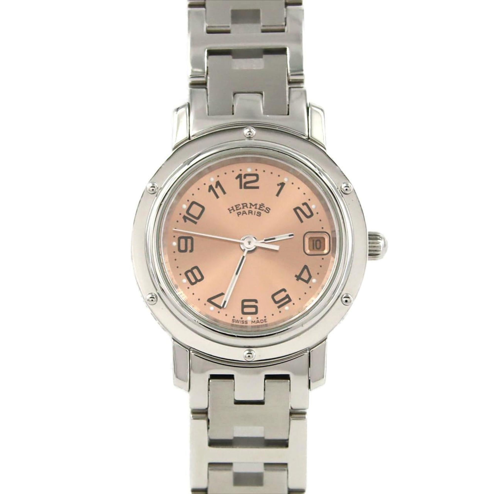 Herms Clipper CL4.210 Stainless Steel Quartz Watch