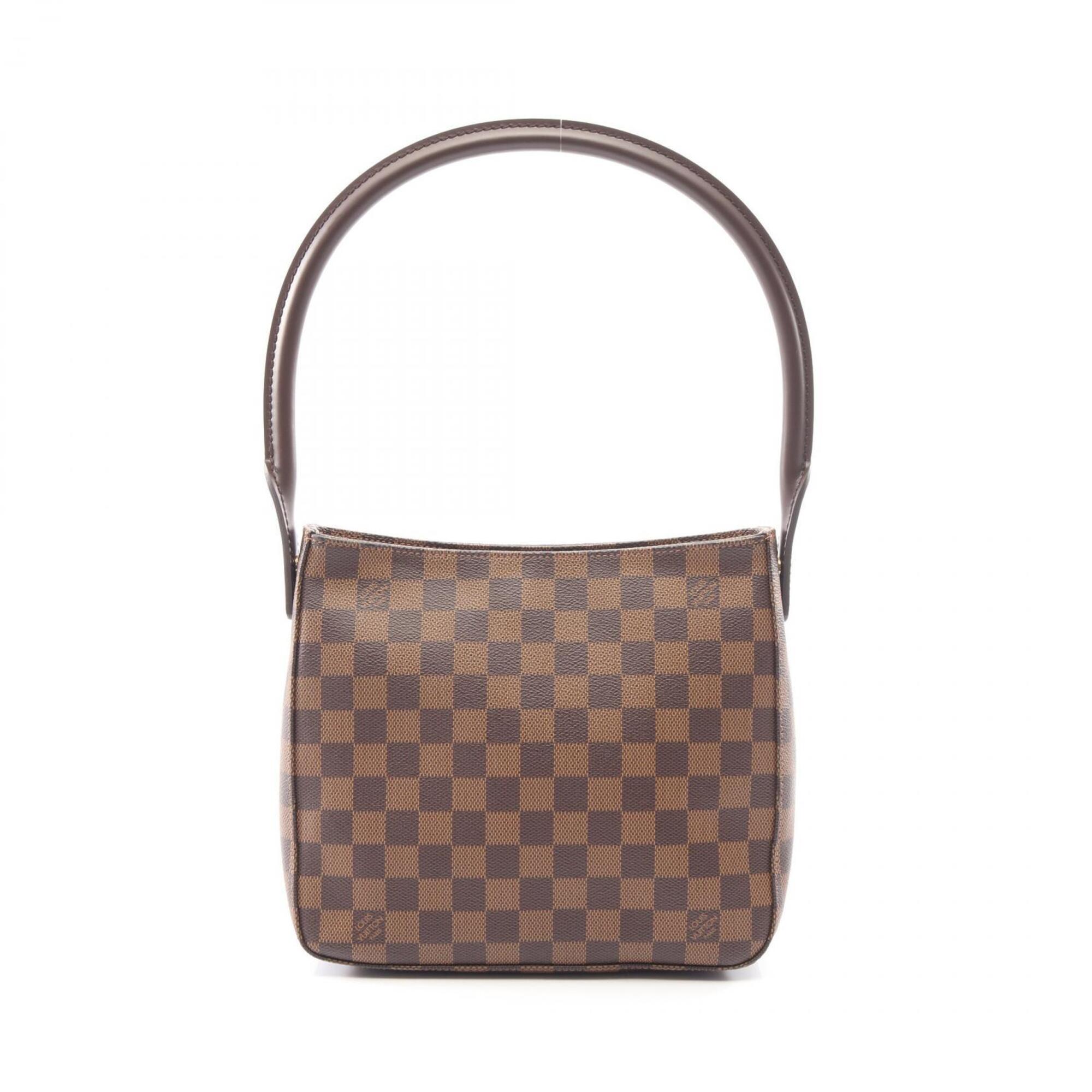 Louis Vuitton Looping MM Shoulder Bag/Handbag, Coated Canvas and Leather, Damier Pattern, Women\'s,