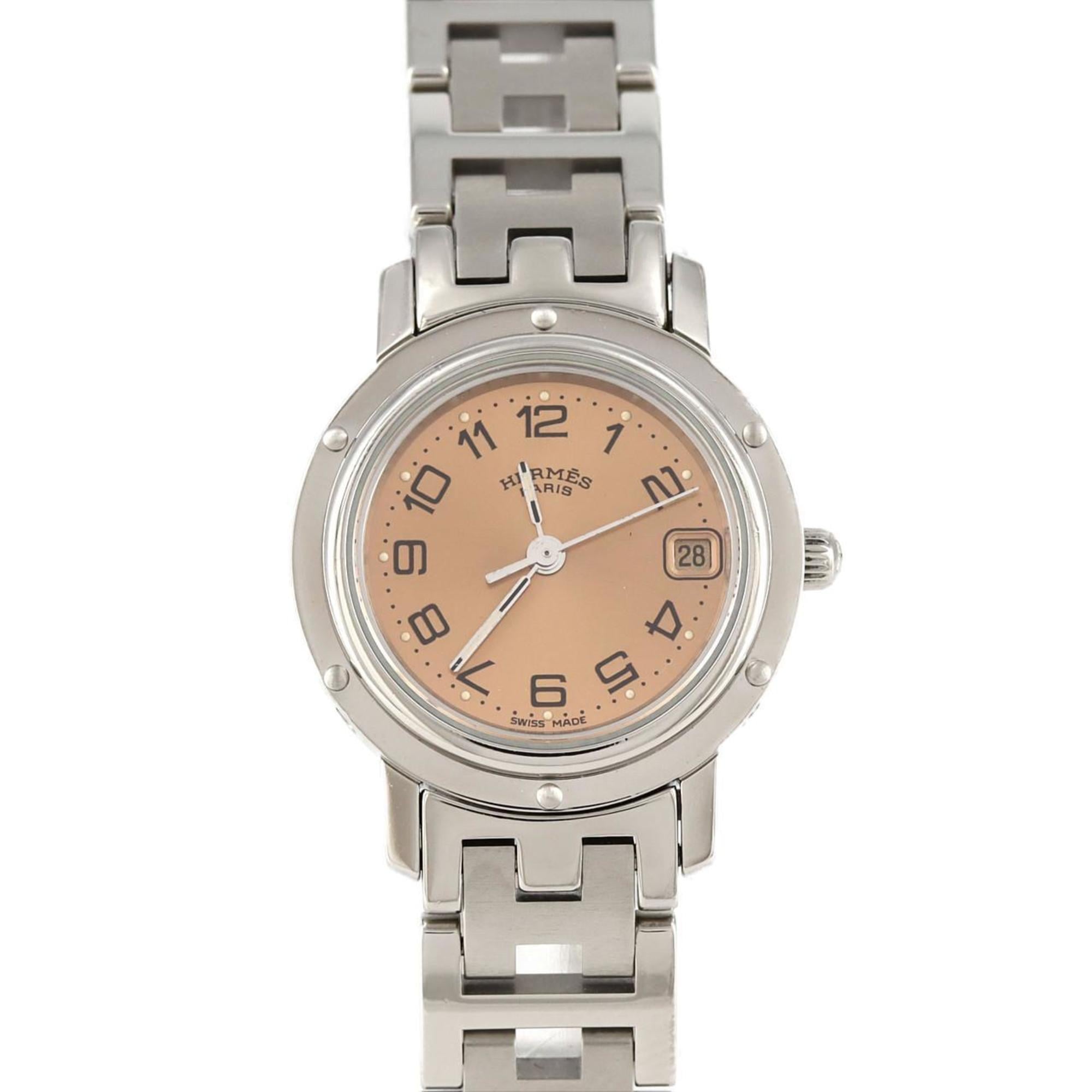 Hermes Clipper CL4.210 SS Quartz Watch
