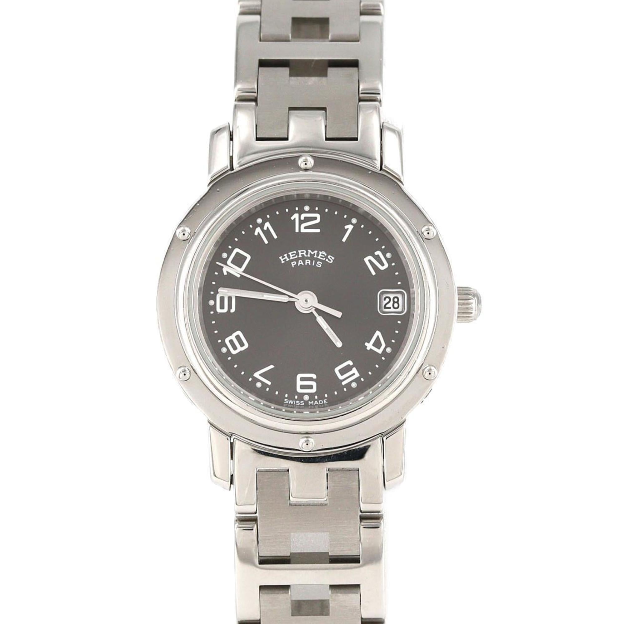 Herms Clipper CL4.210 Stainless Steel Quartz Watch