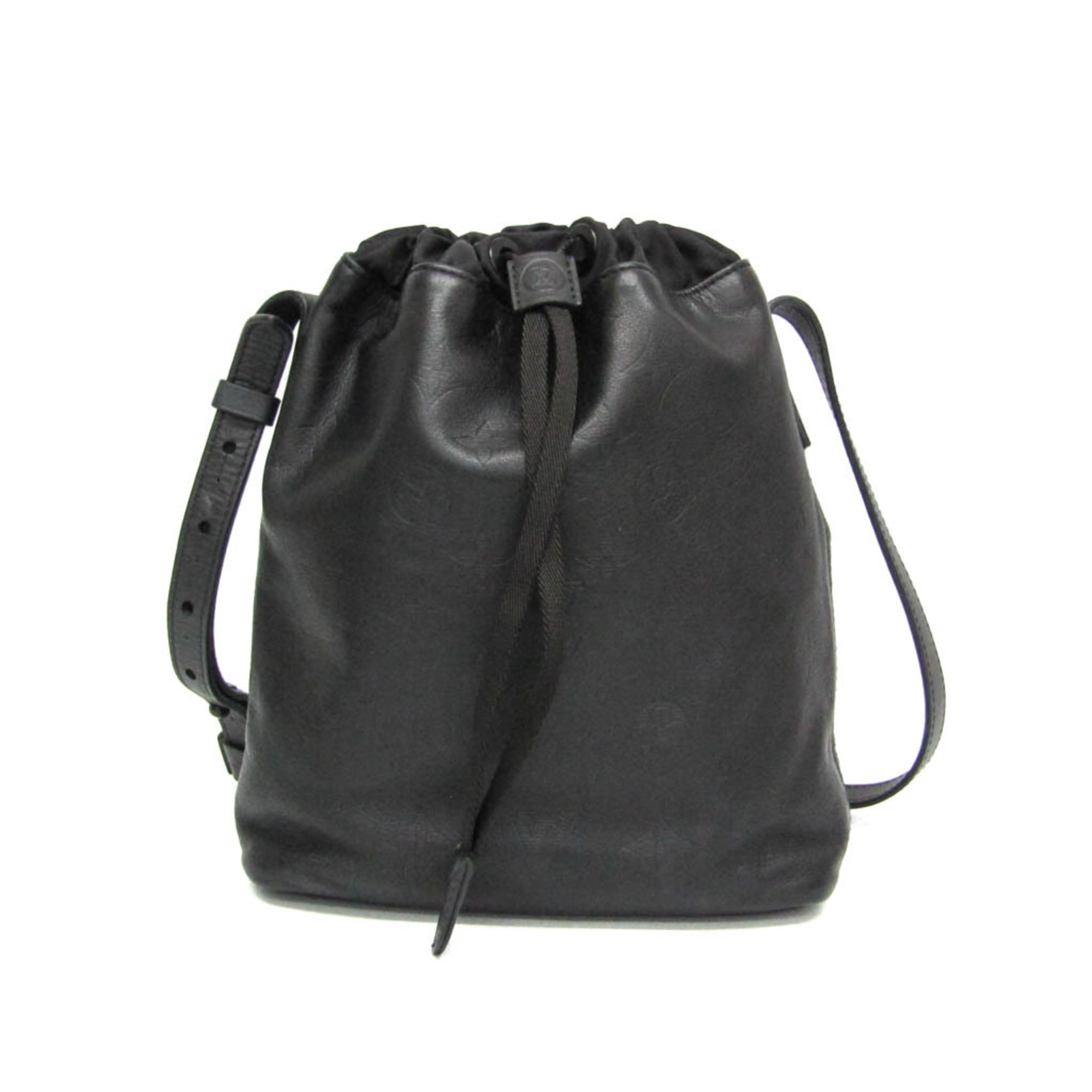 Louis Vuitton Monogram Shadow Nanobag M43875 Men\'s Shoulder Bag Black